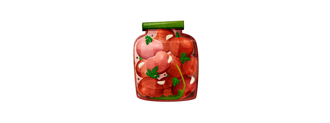 FOOD ILLUSTRATION — Изображение №3 — Иллюстрация на Dprofile