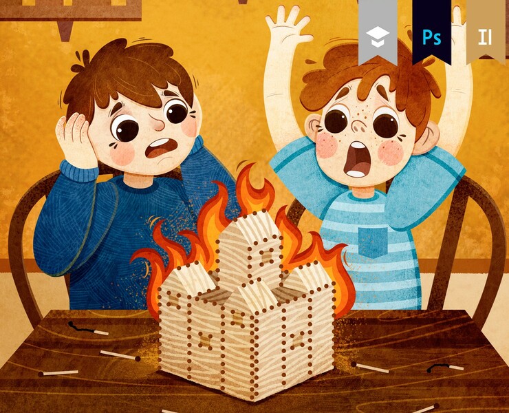 CLEVER. Children's book illustration. на Dprofile