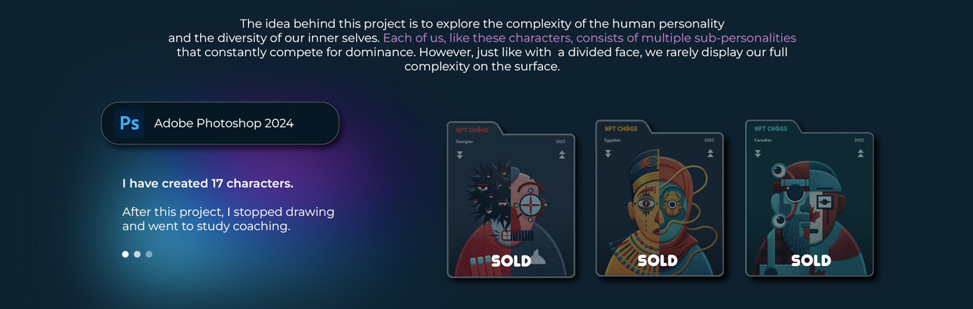 CHOGS. NFT collection. Character Design — Изображение №2 — Иллюстрация на Dprofile