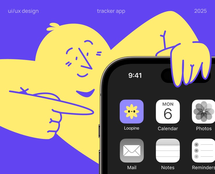 Loopine | Mobile App — Интерфейсы на Dprofile