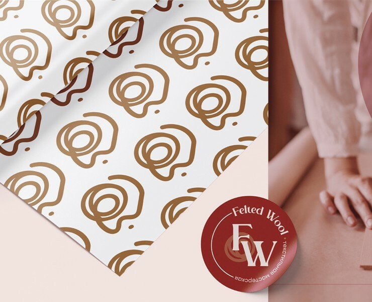 Felted wool (Текстильная мастерская) — Брендинг, Графика на Dprofile