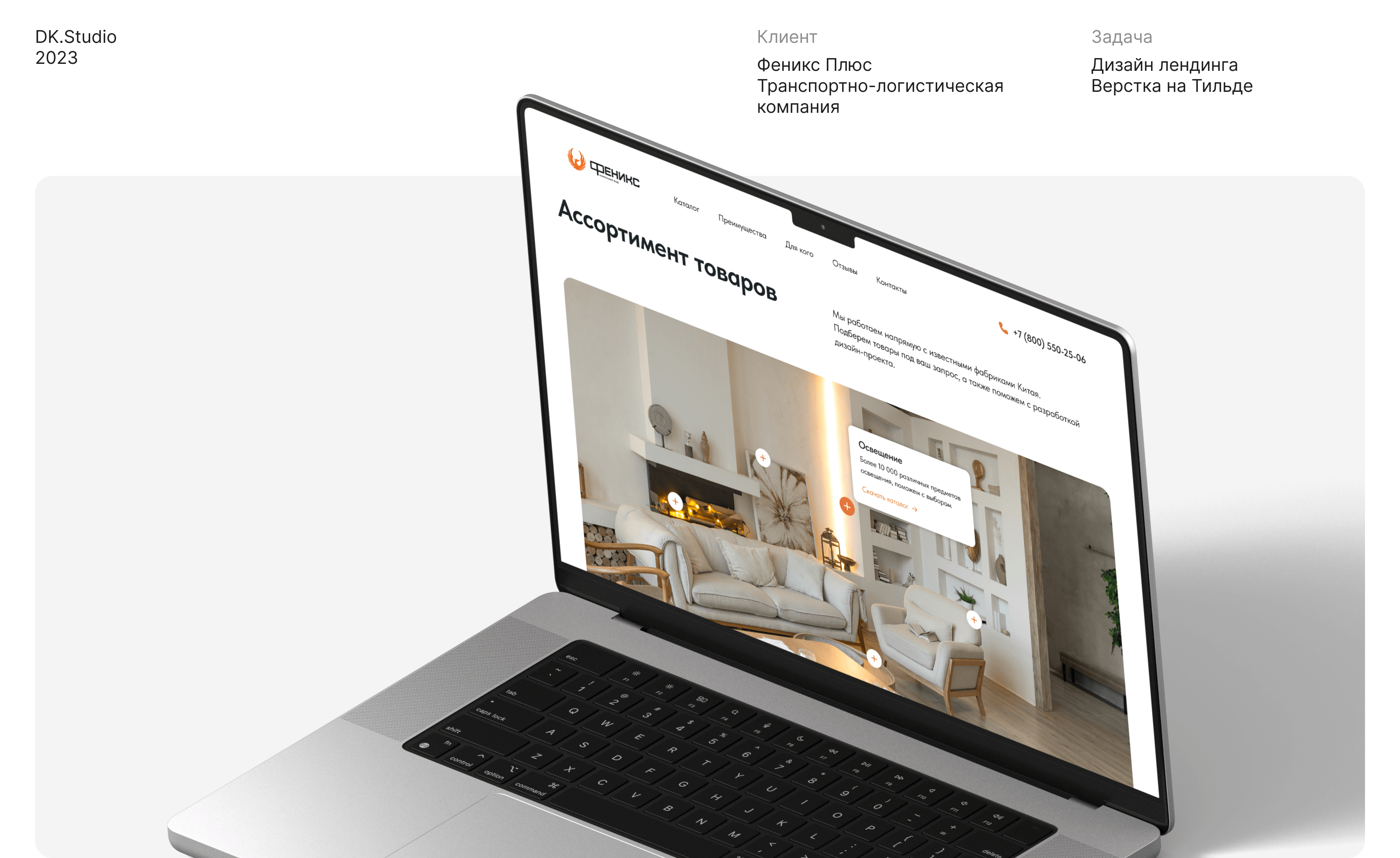 Феникс Плюс — компания ВЭД | Landing Page — Изображение №1 — Интерфейсы, Маркетинг на Dprofile