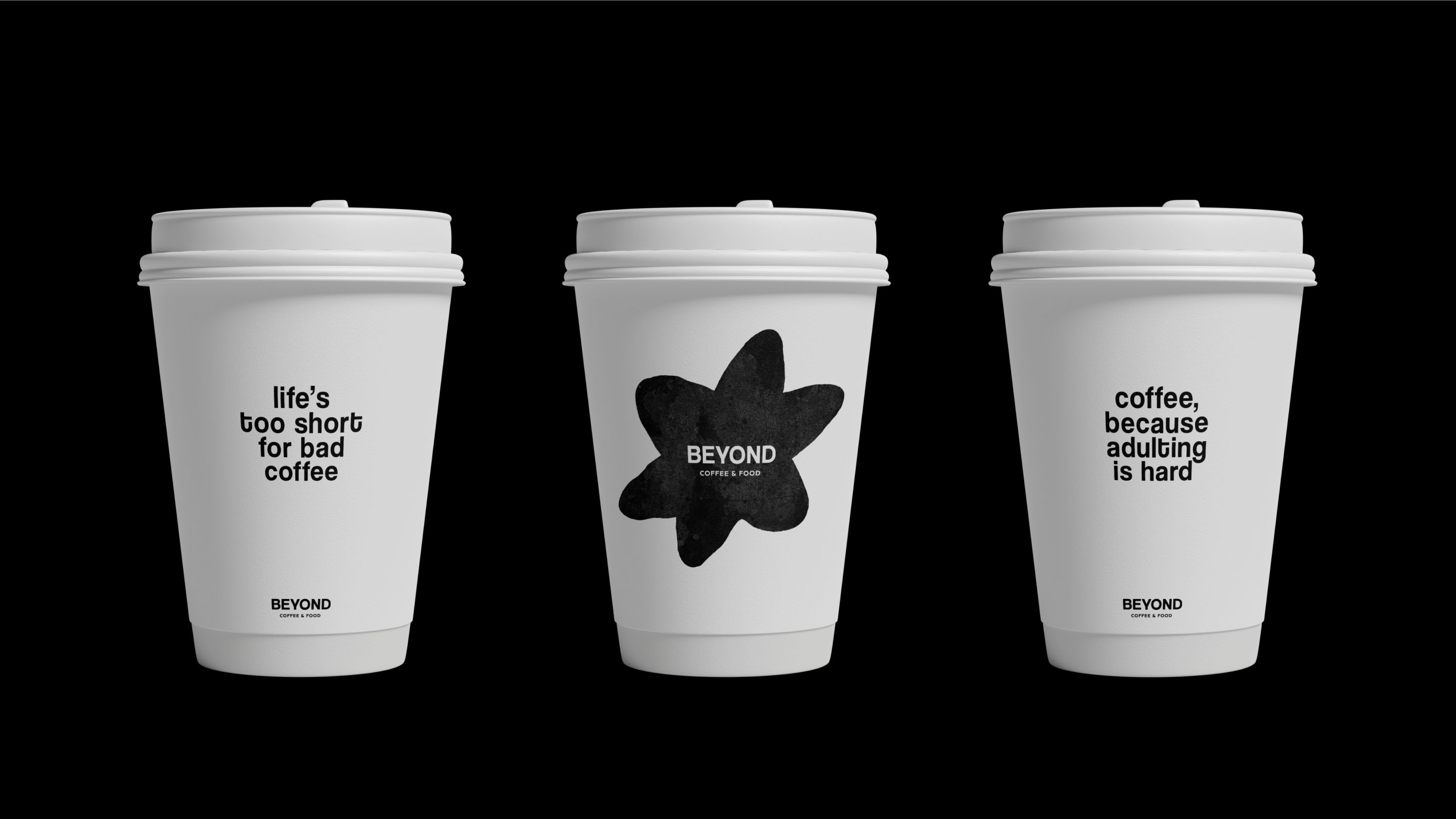 Ребрендинг кофейни Beyond. Ранее Not Only Coffee — Изображение №8 — Брендинг, Иллюстрация на Dprofile