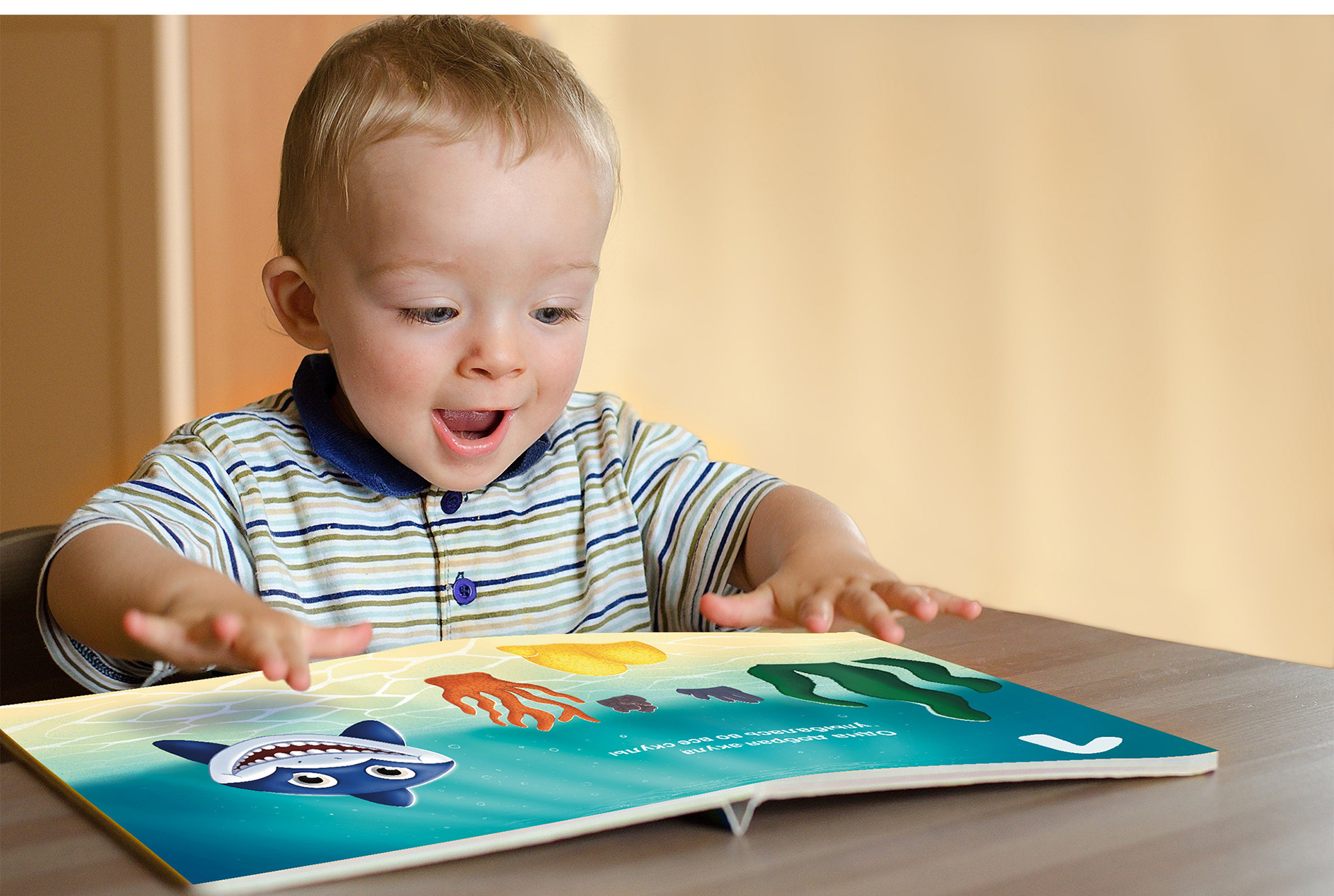 Counting with marine animals: book for toddlers — Изображение №8 — Иллюстрация на Dprofile