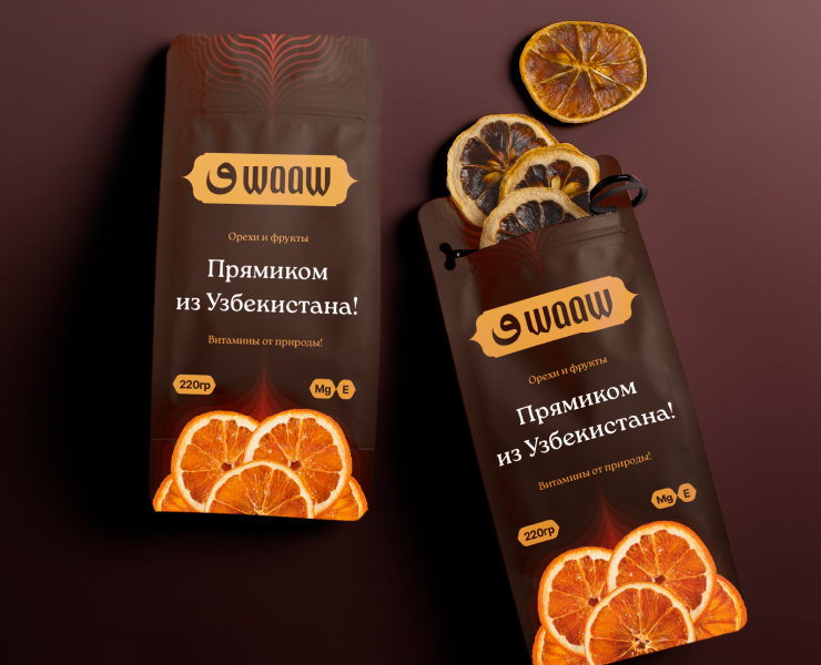 WAAW - dried fruits campaign design на Dprofile
