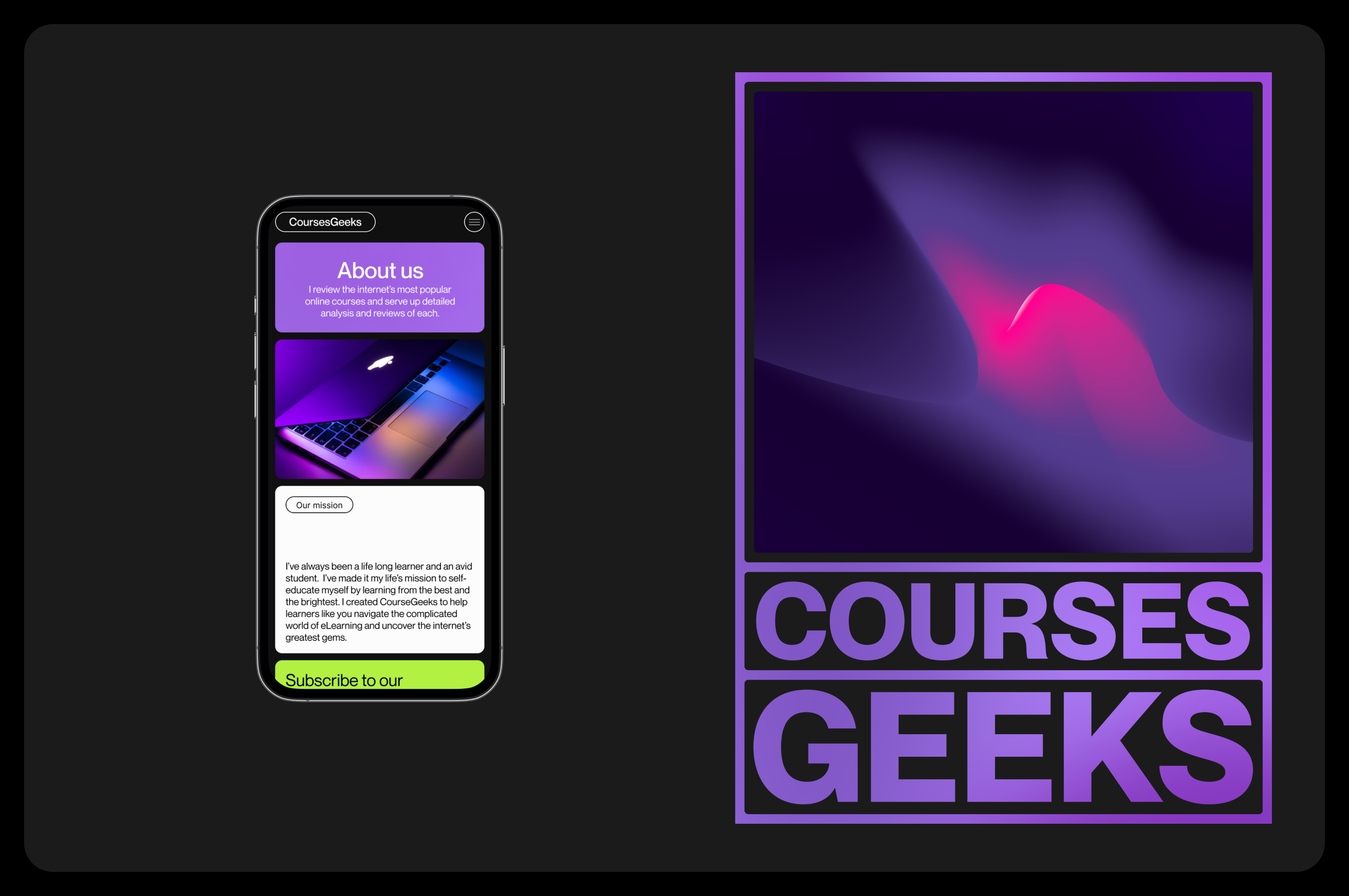 CoursesGeeks — Изображение №7 — Интерфейсы на Dprofile