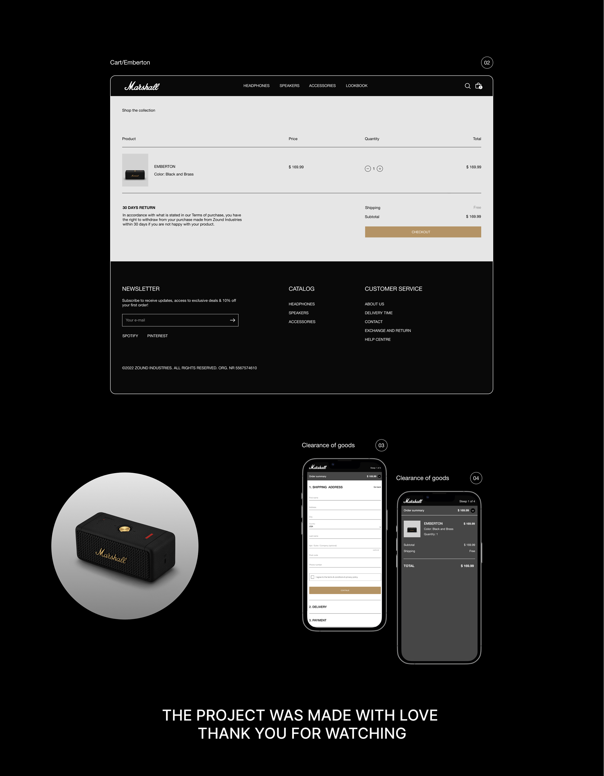 Marshall | E-commerce — Изображение №8 — Интерфейсы на Dprofile