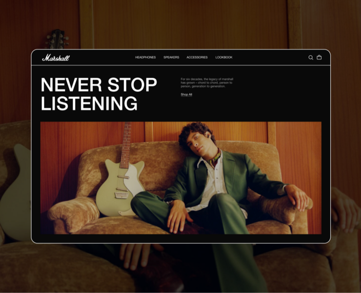 Marshall | E-commerce на Dprofile