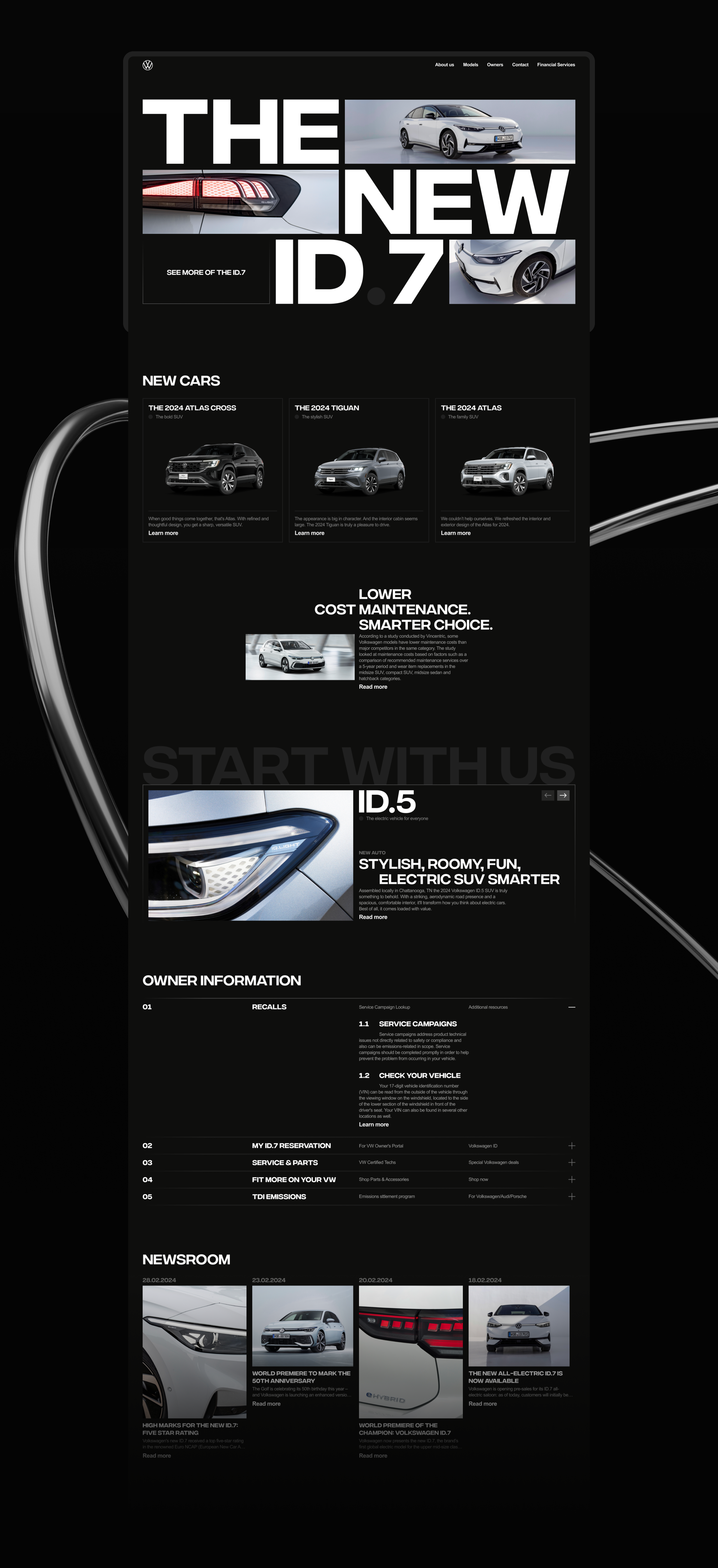 Volkswagen — Изображение №4 — Интерфейсы на Dprofile