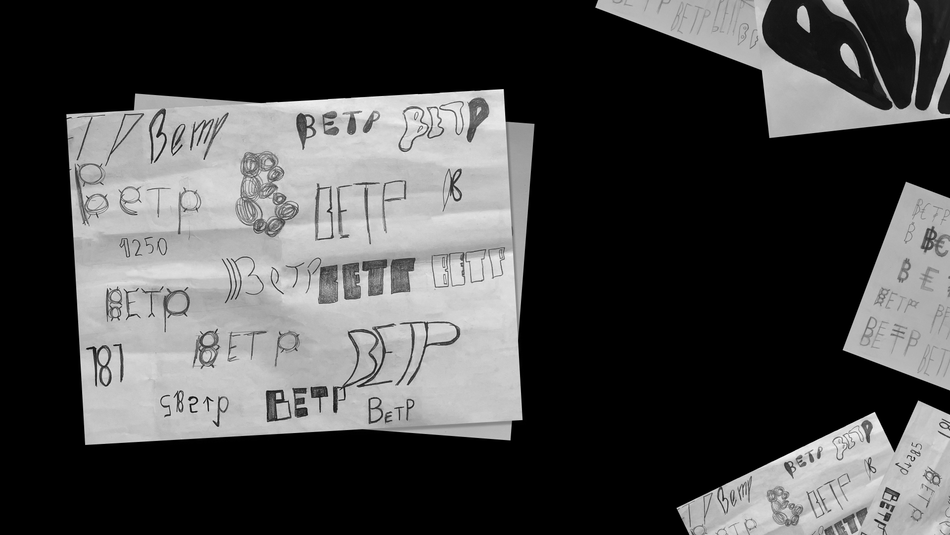 ВЕТР. Леттеринг — Изображение №2 — Брендинг, Графика на Dprofile