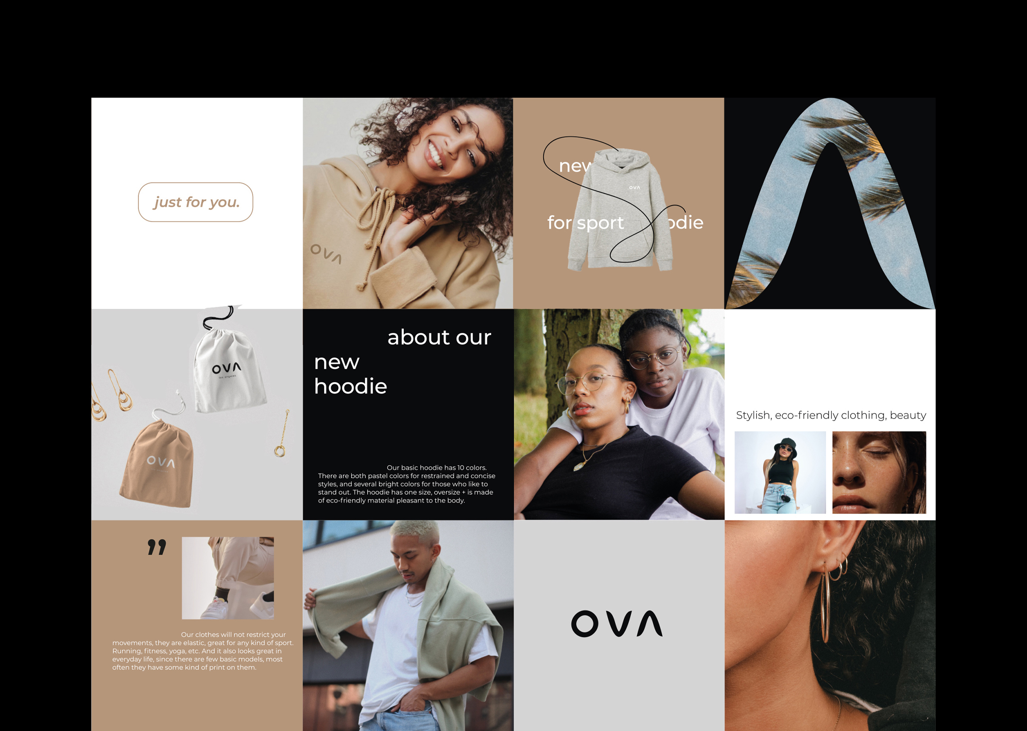 Branding for a clothing store "OVA" — Изображение №6 — Брендинг, Графика на Dprofile