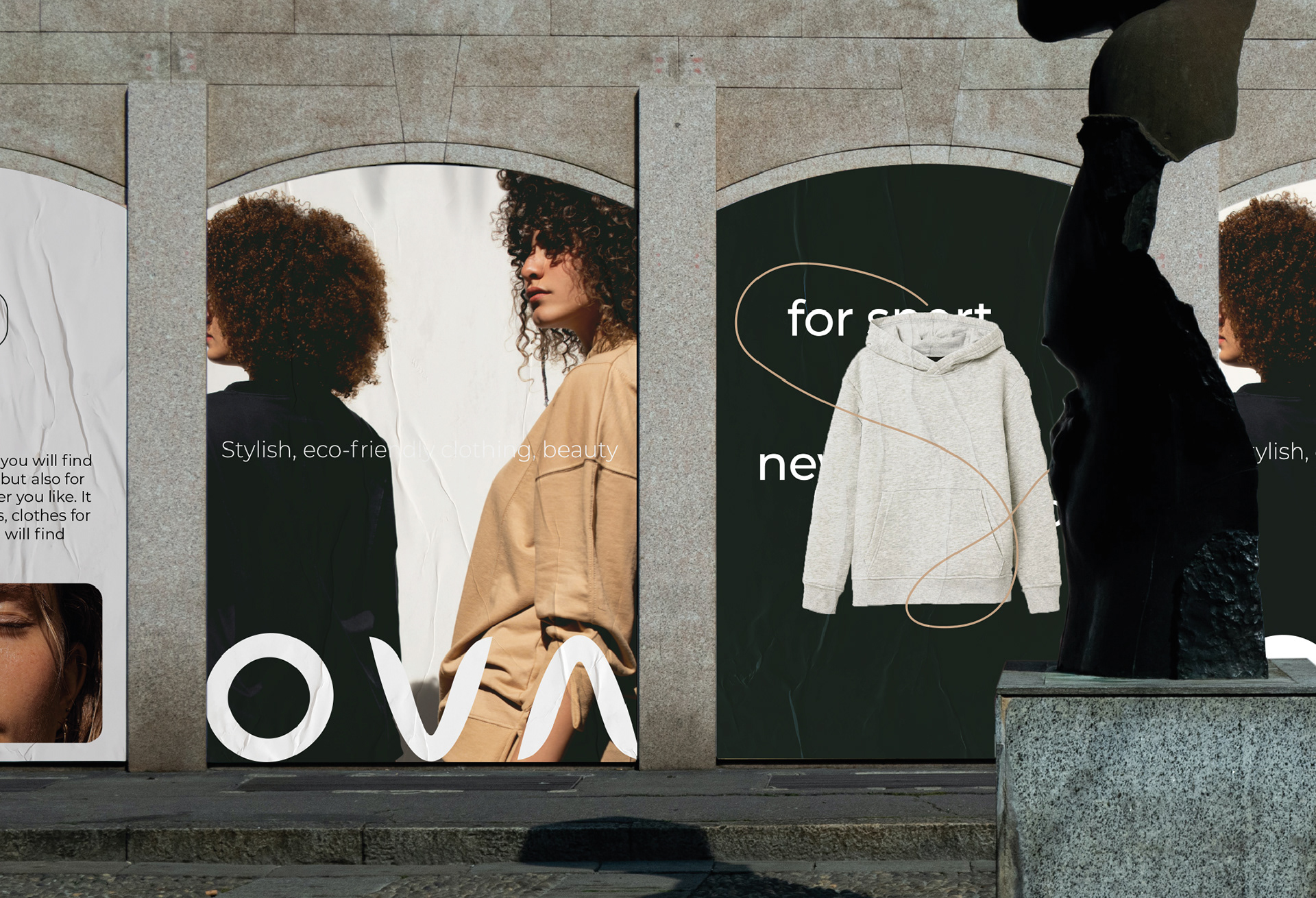 Branding for a clothing store "OVA" — Изображение №13 — Брендинг, Графика на Dprofile