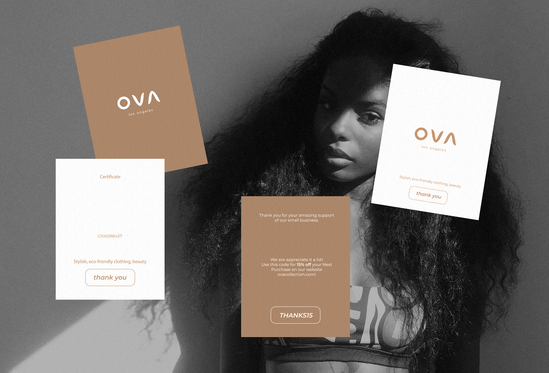 Branding for a clothing store "OVA" — Изображение №11 — Брендинг, Графика на Dprofile