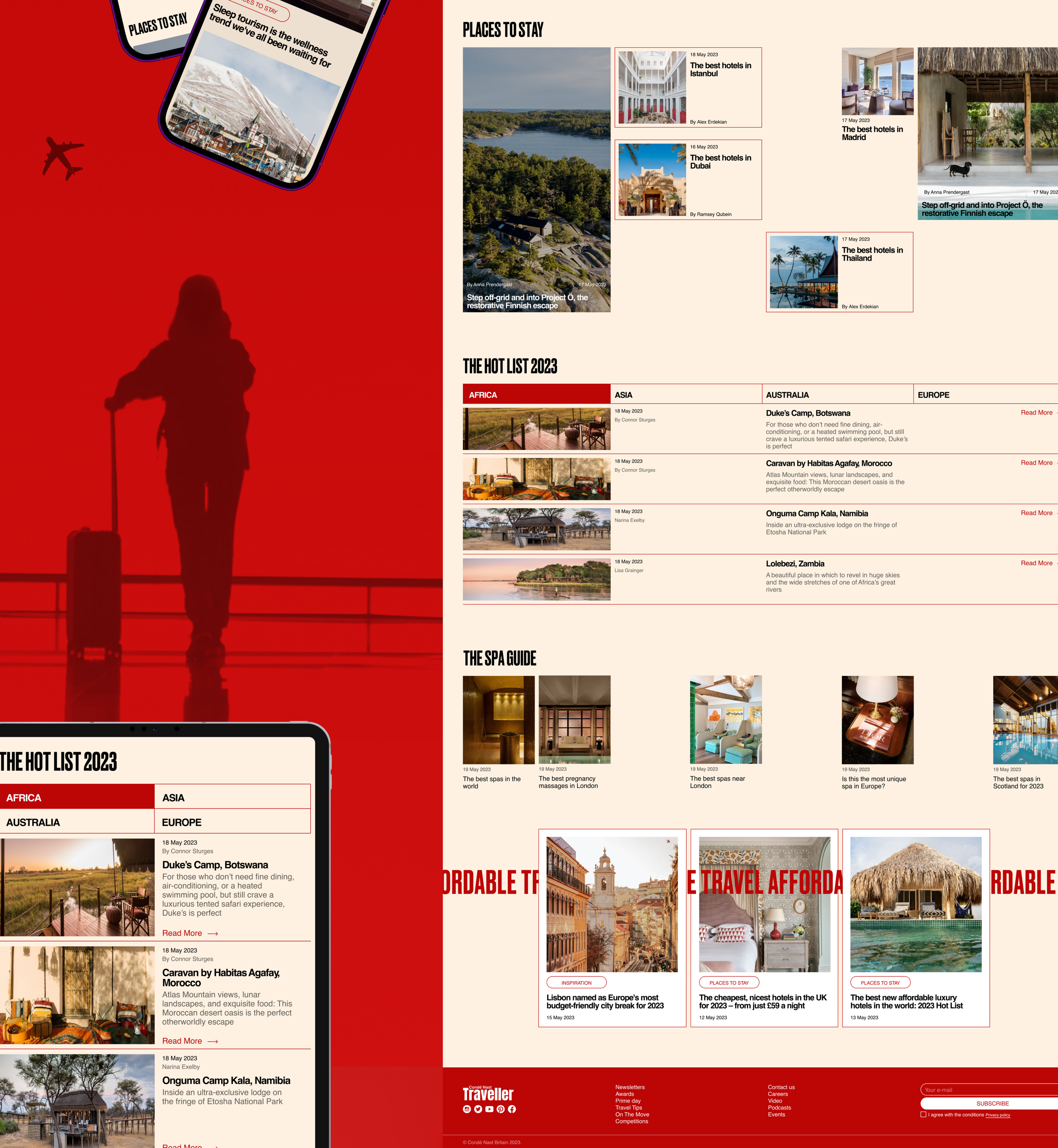 Conde Nast Traveller | news website redesign — Изображение №2 — Интерфейсы на Dprofile