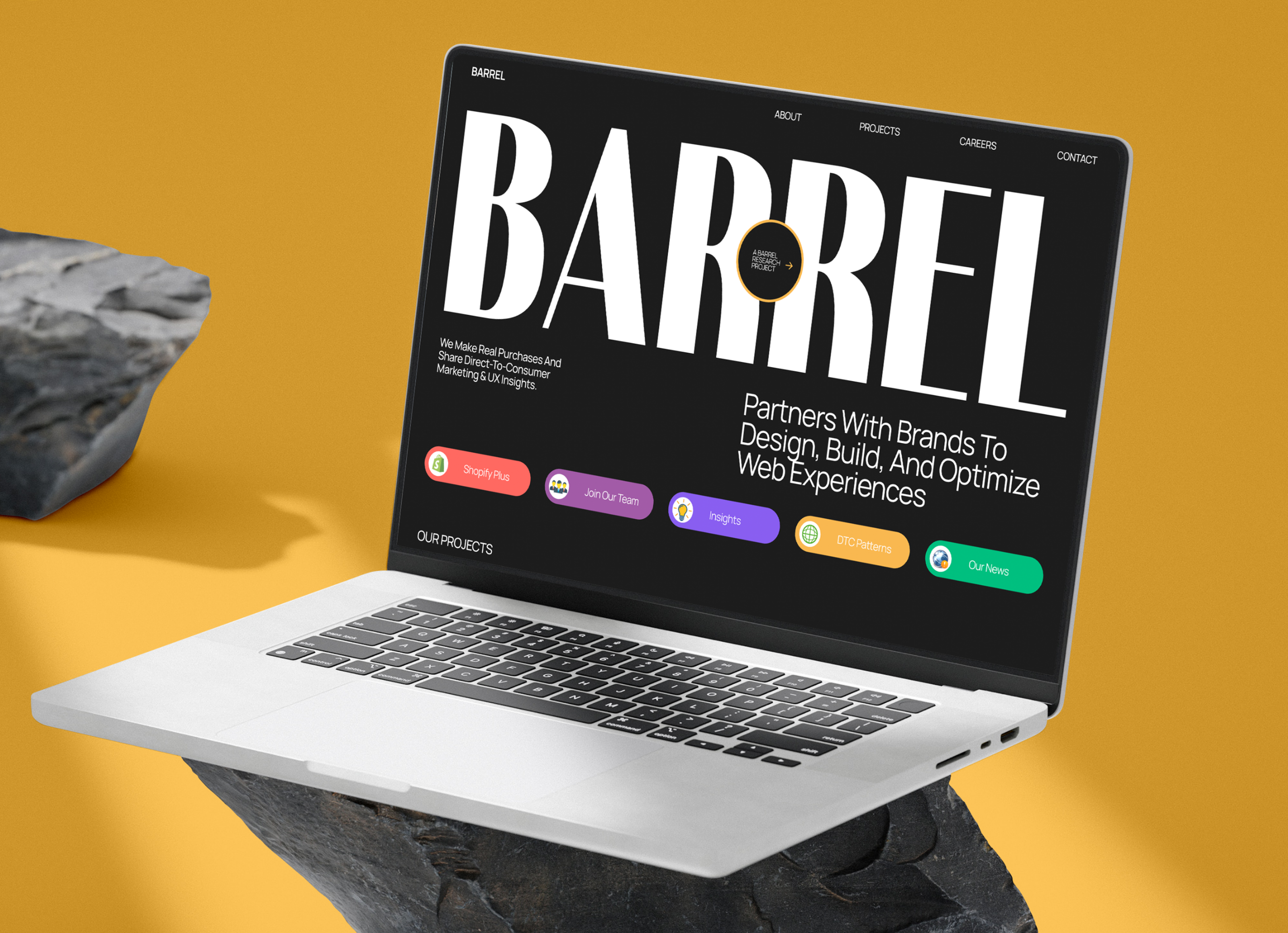 Barrel | studio redesign concept — Изображение №2 — Интерфейсы на Dprofile