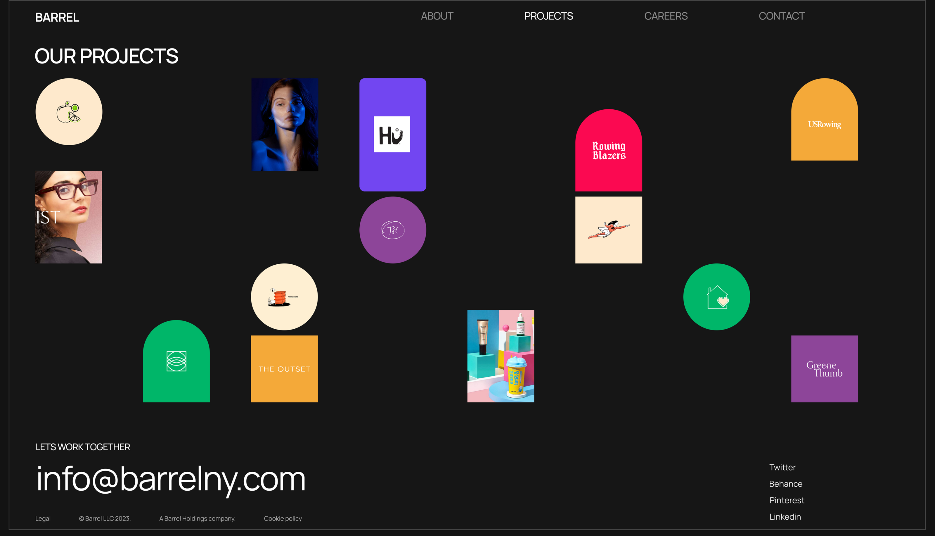 Barrel | studio redesign concept — Изображение №6 — Интерфейсы на Dprofile