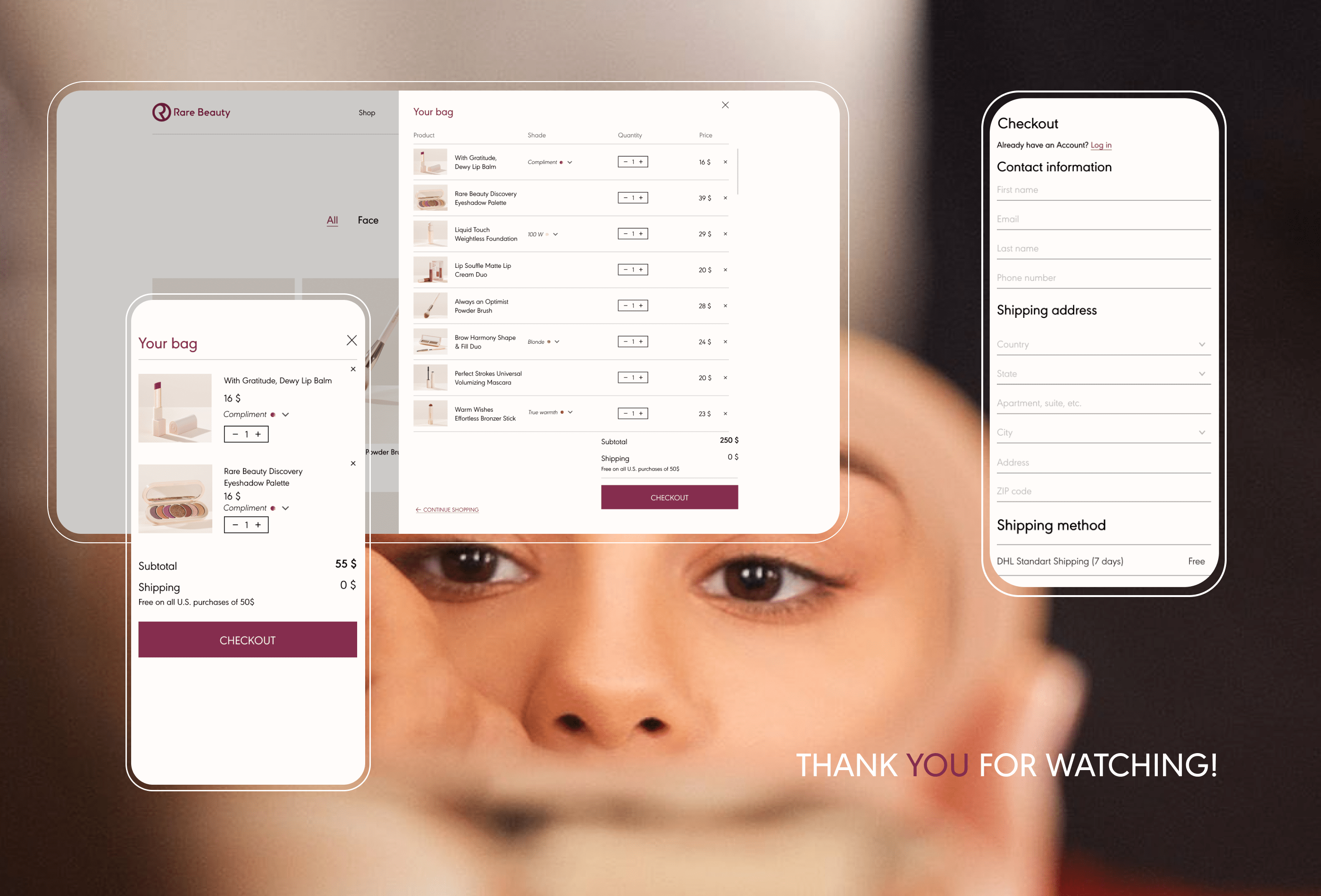 RARE BEAUTY e-commerce redesign concept — Изображение №7 — Интерфейсы на Dprofile