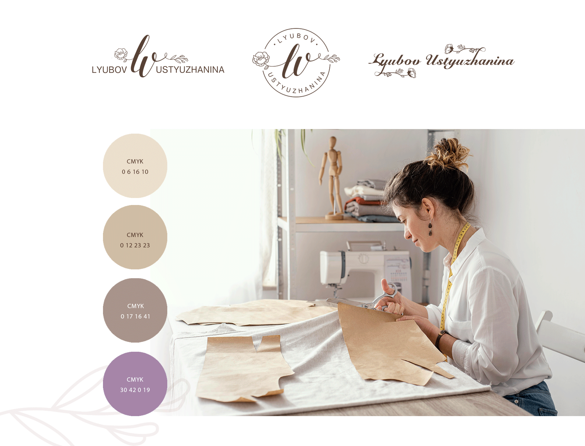 Логотип для швеи — Изображение №2 — Брендинг, Графика на Dprofile