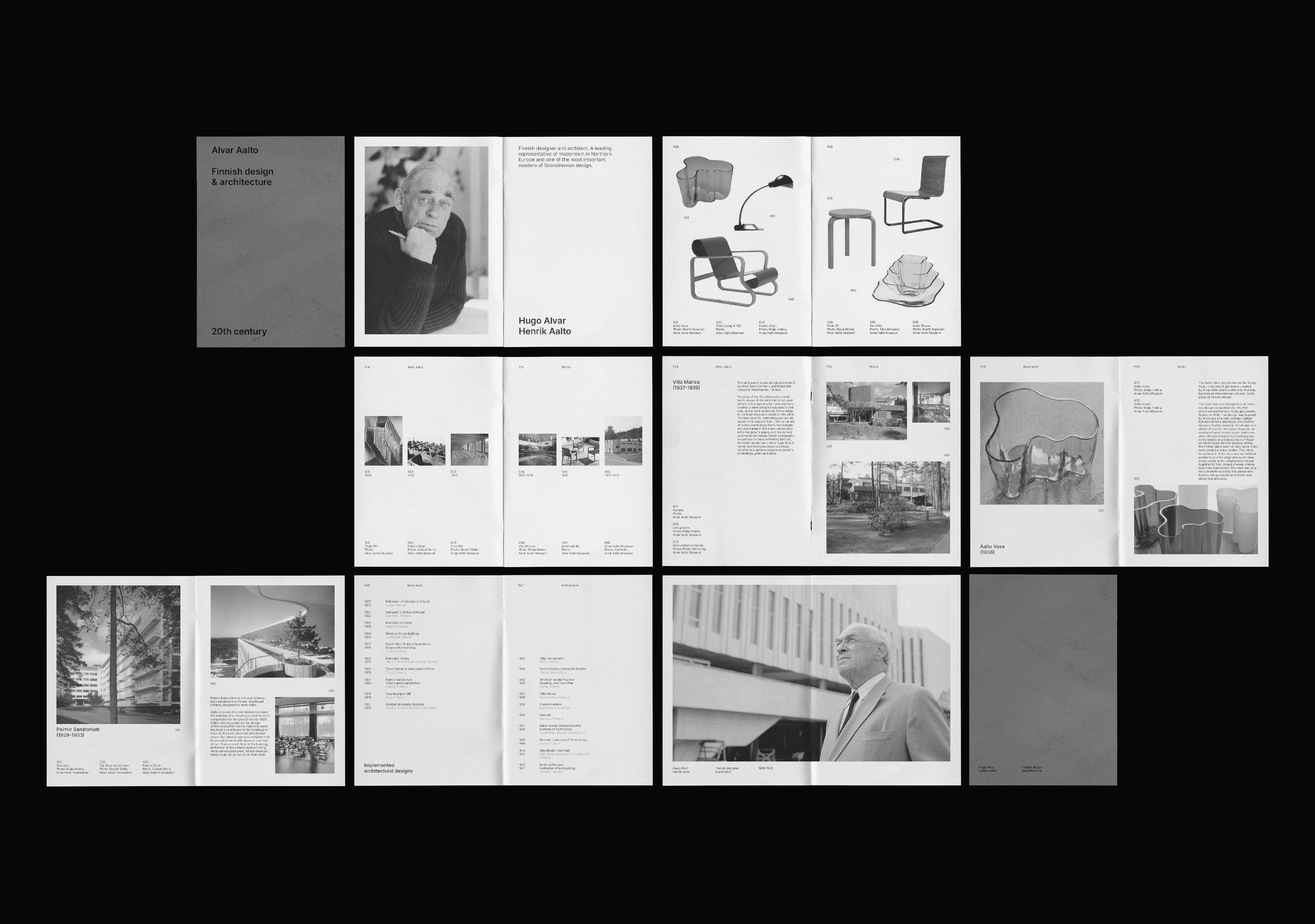Alvar Aalto | Editorial design — Изображение №2 — Графика на Dprofile