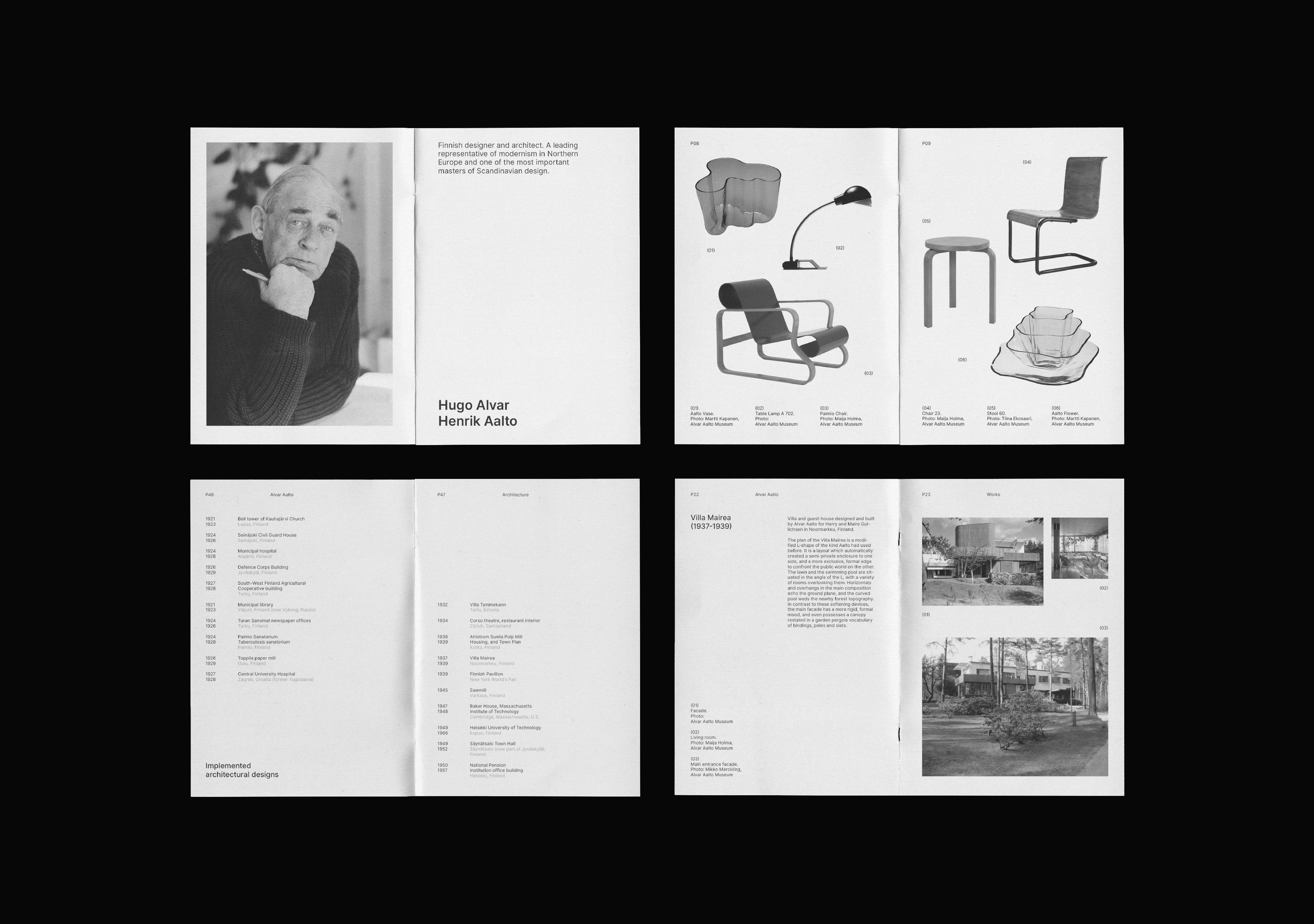 Alvar Aalto | Editorial design — Изображение №13 — Графика на Dprofile