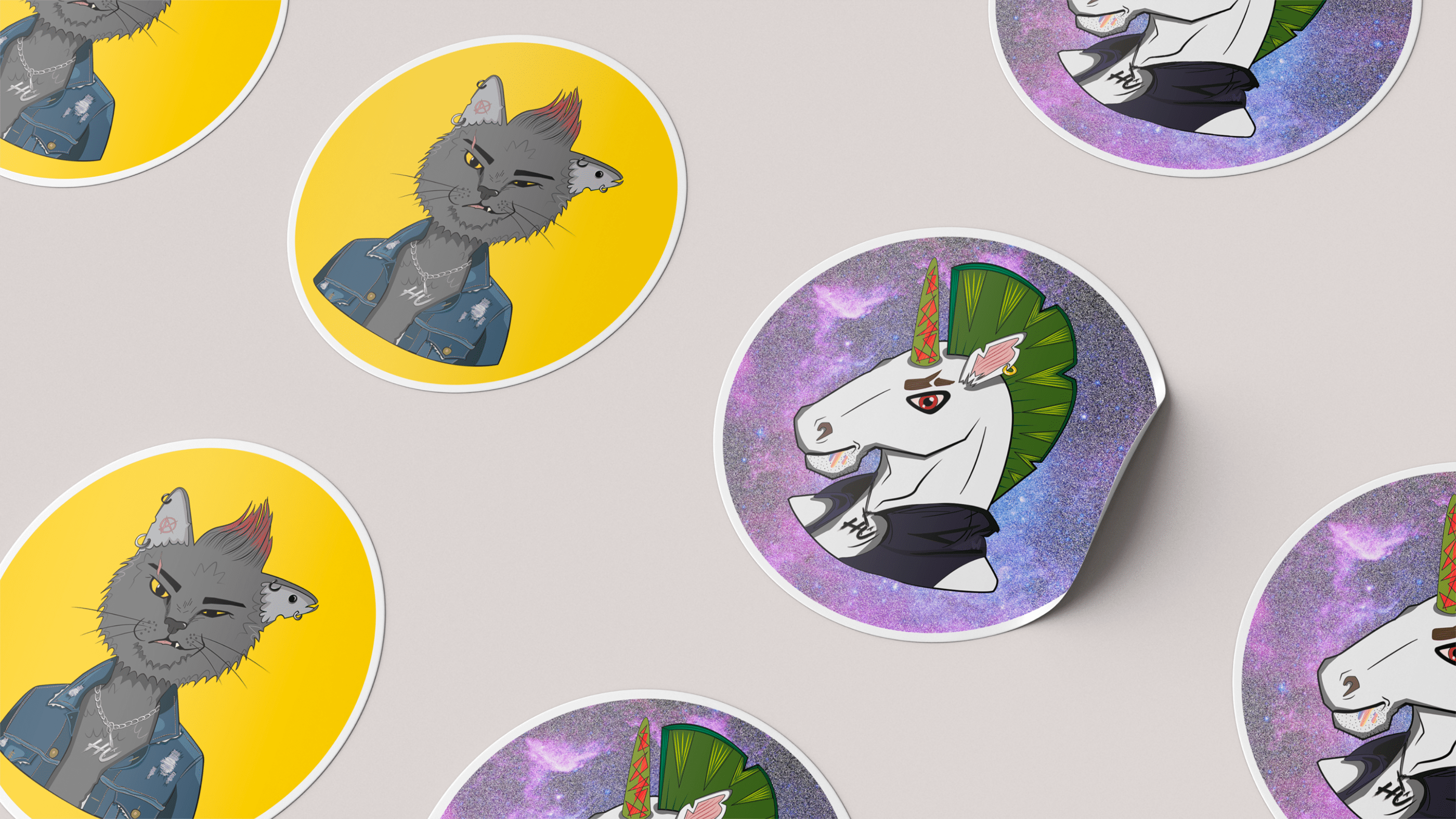 Logo, characters and single covers for a rock band — Изображение №34 — Иллюстрация, Графика на Dprofile