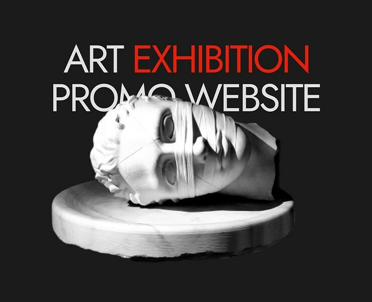 Art Exhibition Promo Website — Интерфейсы, Анимация на Dprofile
