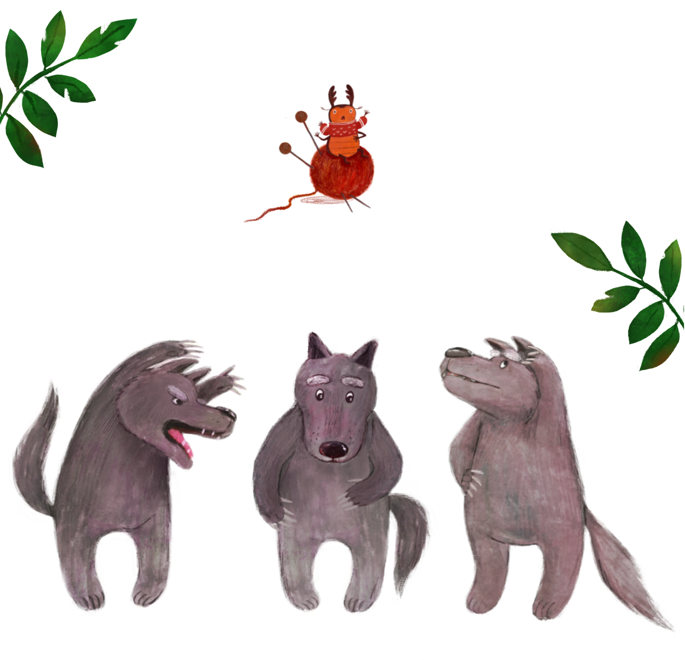 Little Red Riding Hood book project — Изображение №6 — Иллюстрация, Анимация на Dprofile