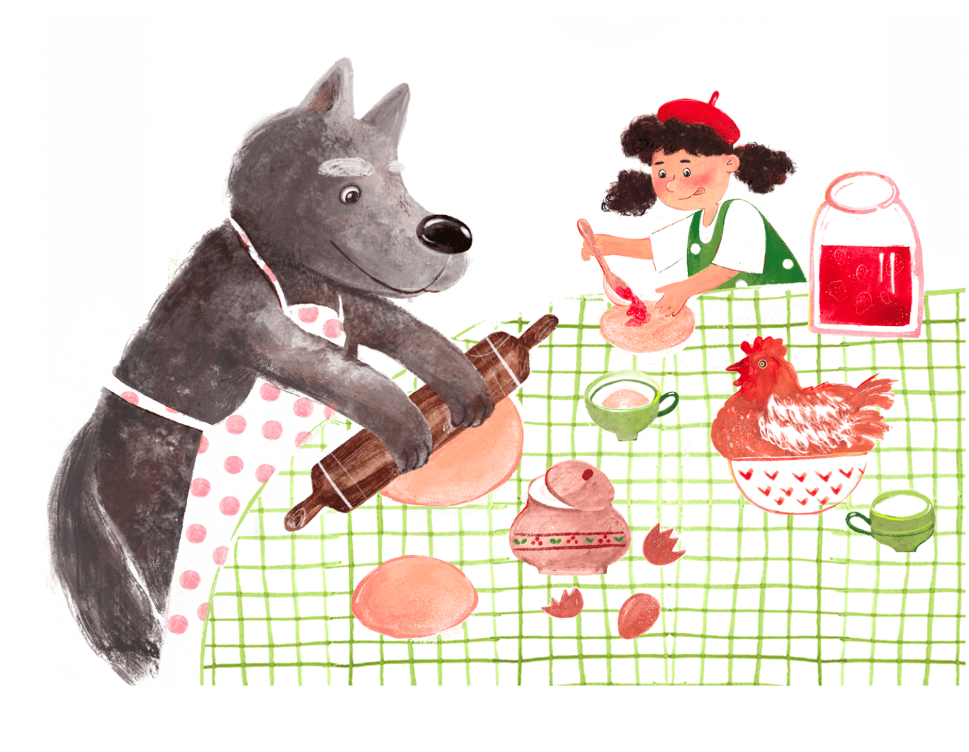 Little Red Riding Hood book project — Изображение №4 — Иллюстрация, Анимация на Dprofile