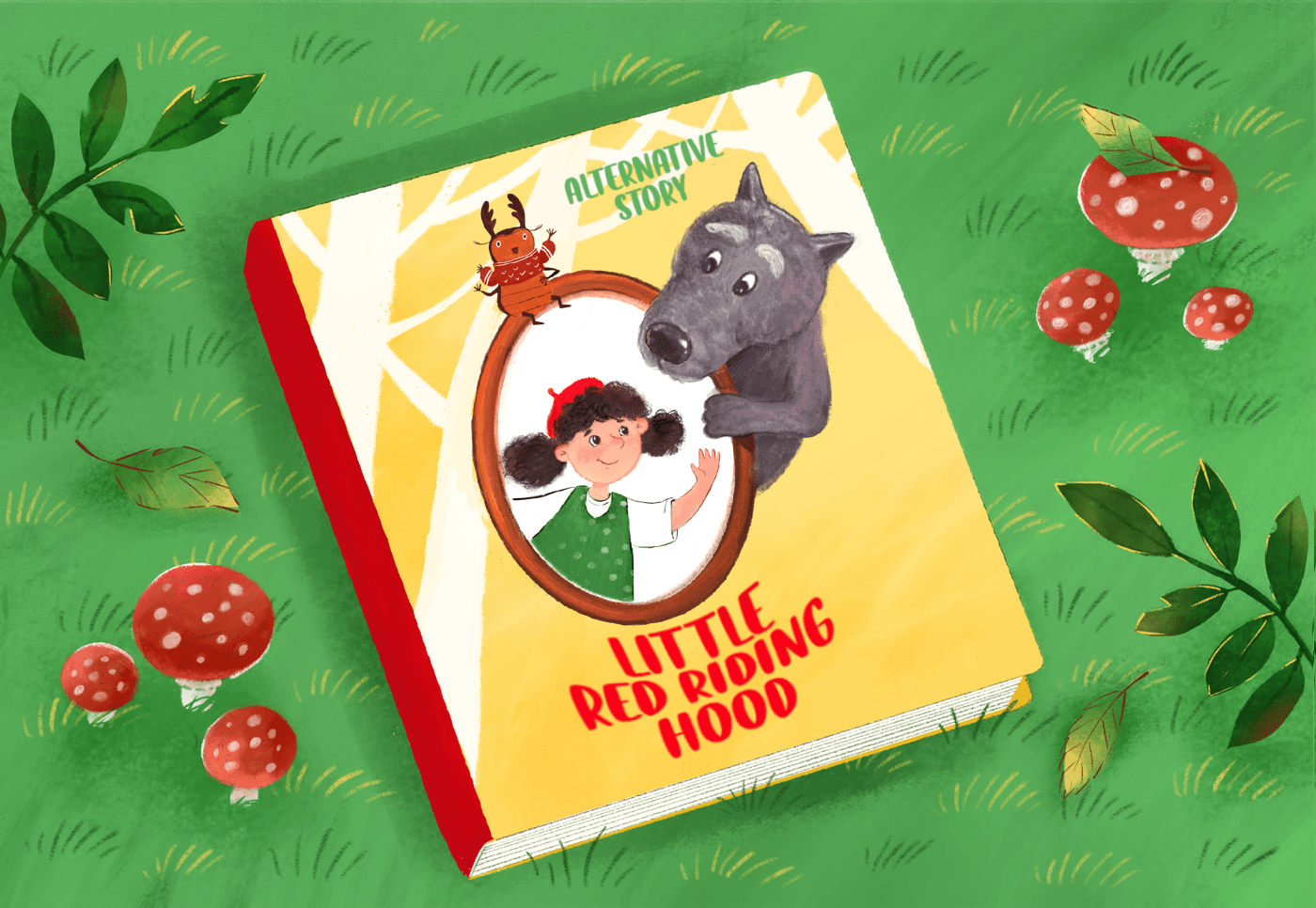 Little Red Riding Hood book project — Изображение №2 — Иллюстрация, Анимация на Dprofile