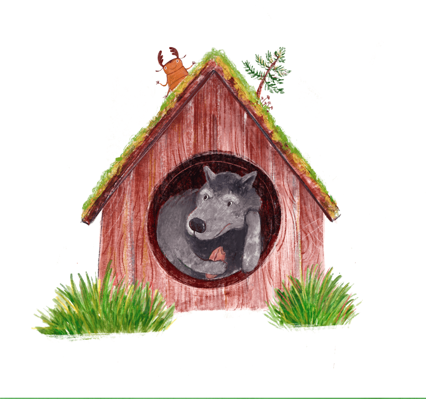 Little Red Riding Hood book project — Изображение №7 — Иллюстрация, Анимация на Dprofile