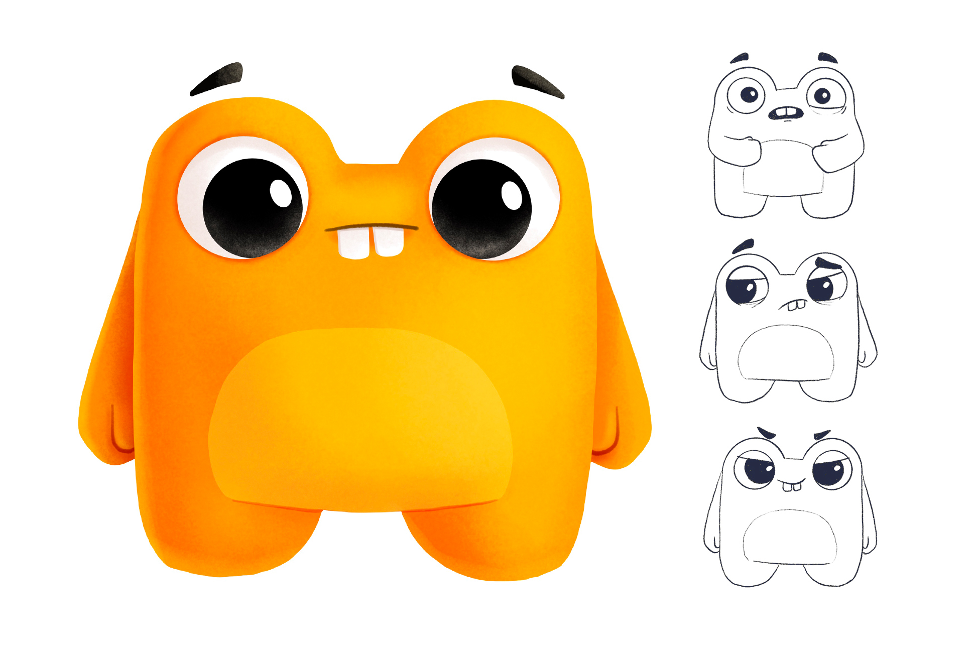 Cute Monsters / Character design — Изображение №3 — Иллюстрация на Dprofile
