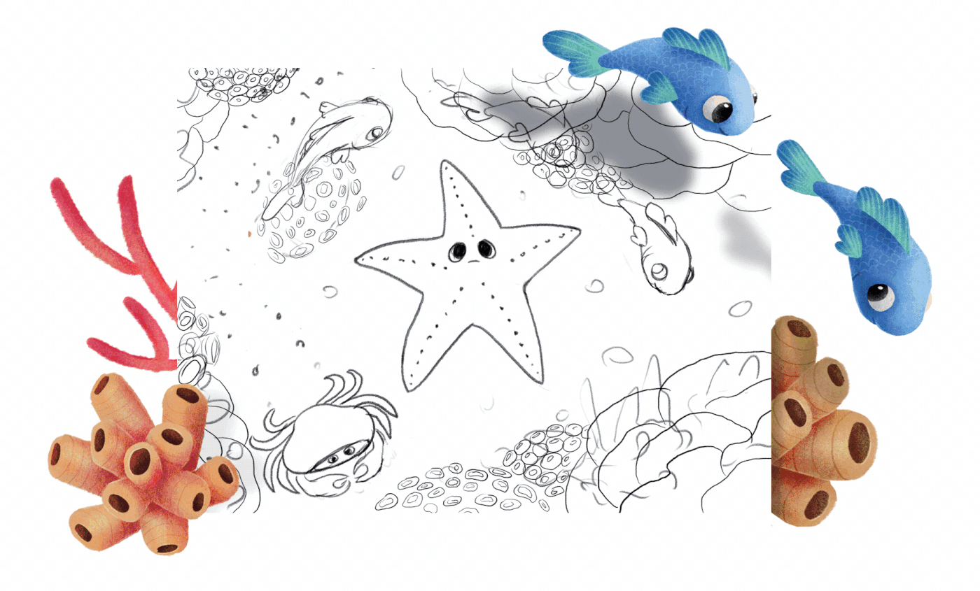 Sea creatures — Изображение №3 — Иллюстрация на Dprofile