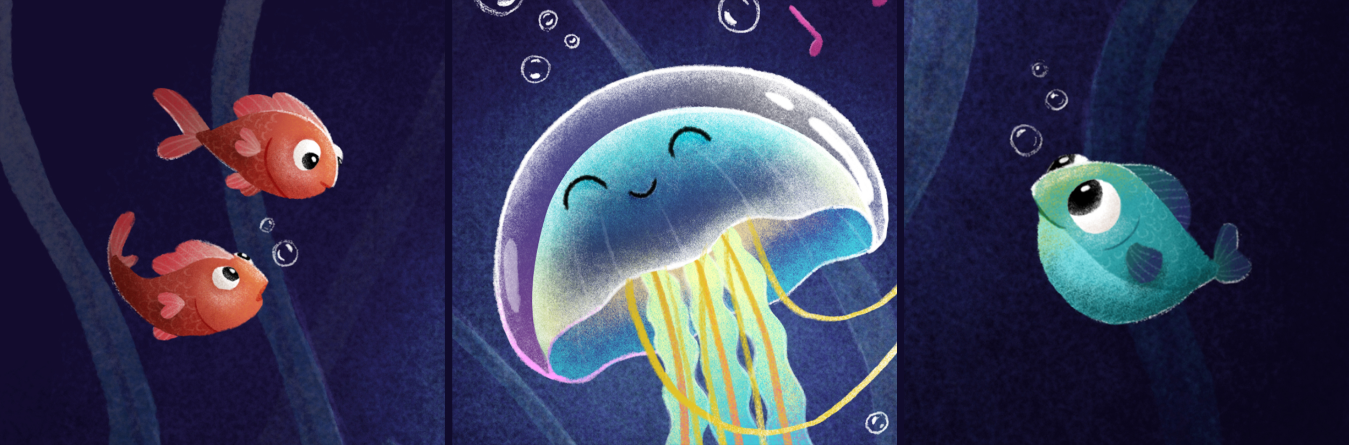Sea creatures — Изображение №11 — Иллюстрация на Dprofile