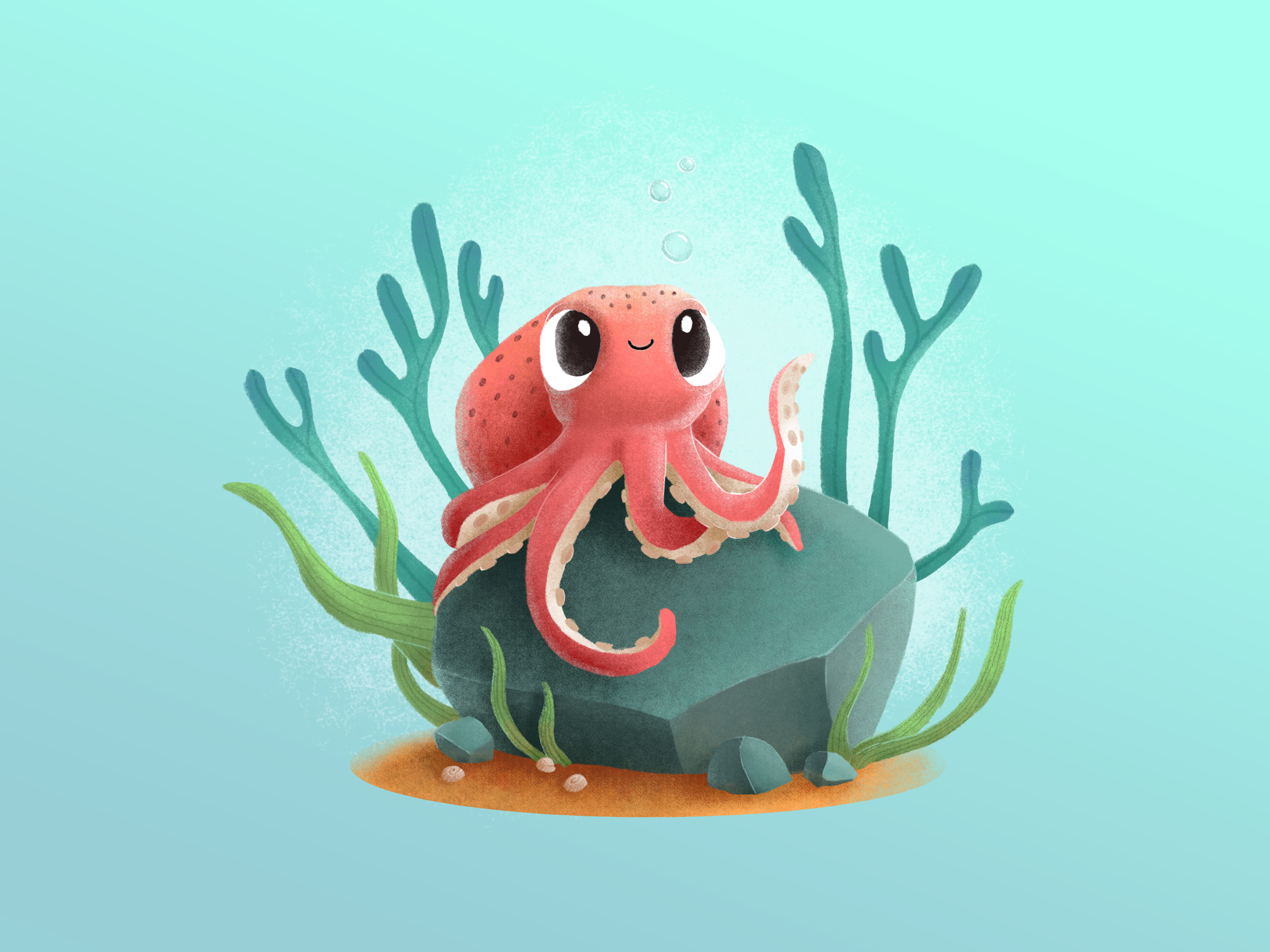 Sea creatures — Изображение №18 — Иллюстрация на Dprofile
