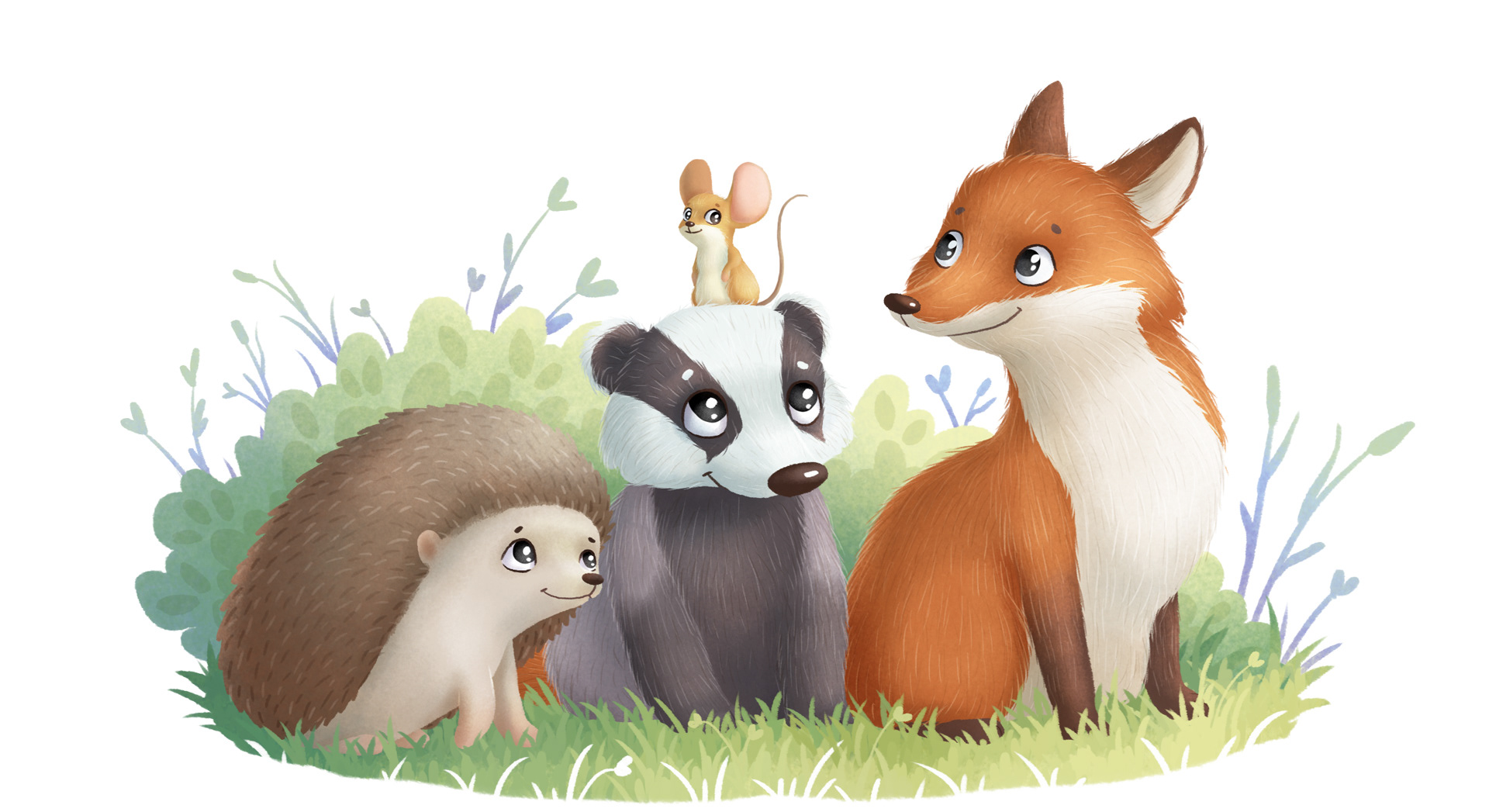 Illustrations for children's book — Изображение №1 — Иллюстрация на Dprofile