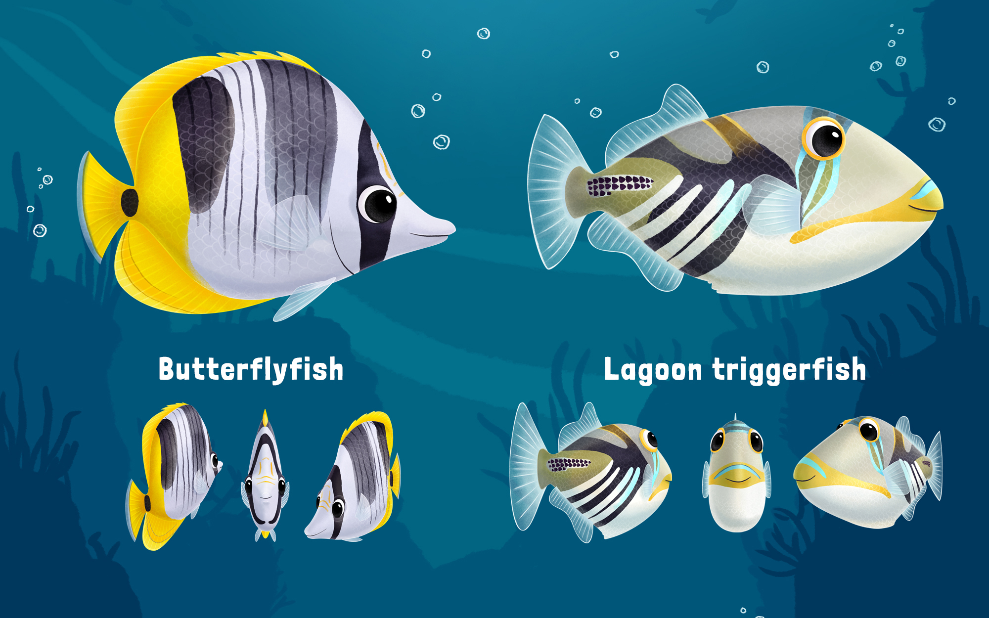 Sea animals concept art — Изображение №3 — Иллюстрация на Dprofile
