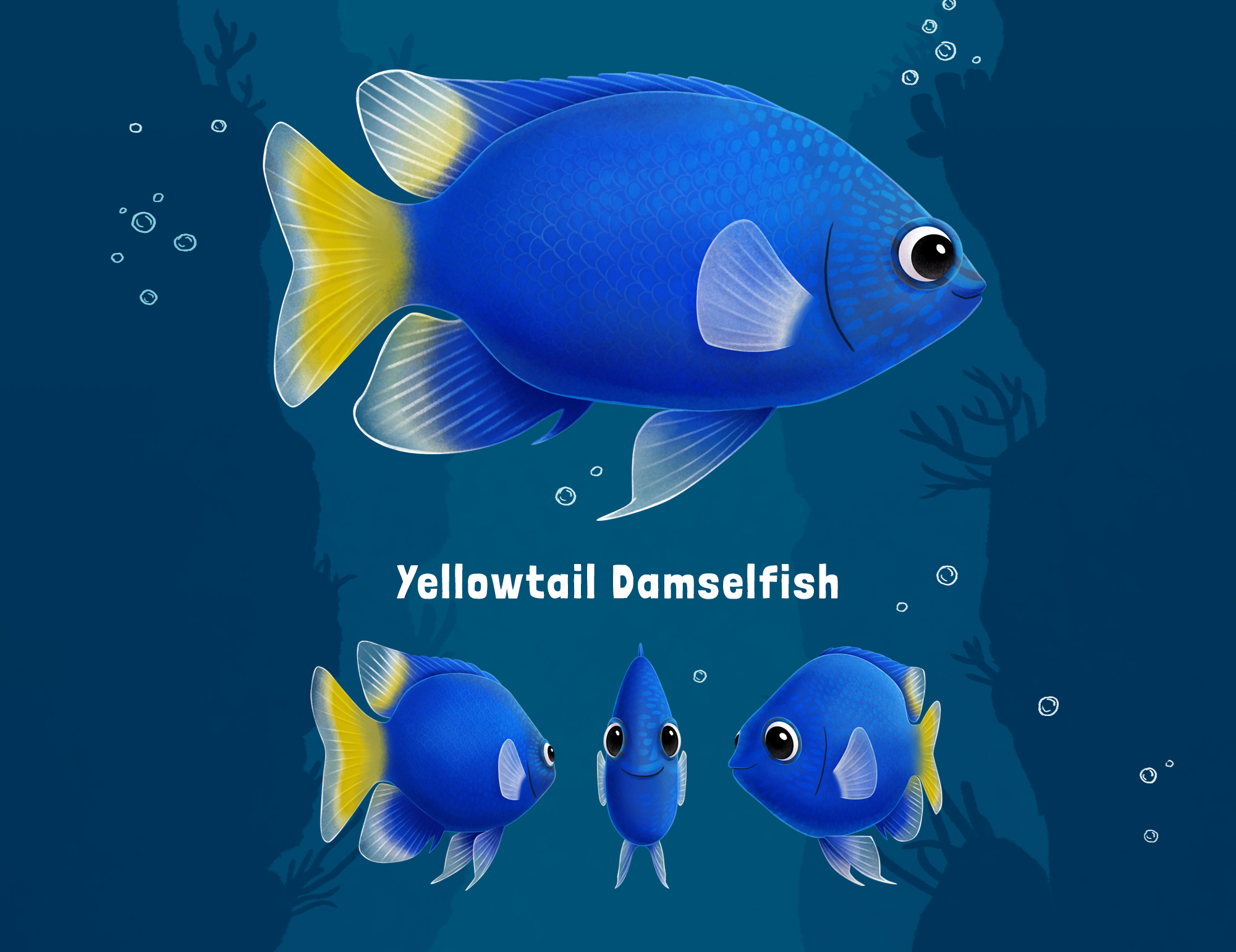 Sea animals concept art — Изображение №4 — Иллюстрация на Dprofile