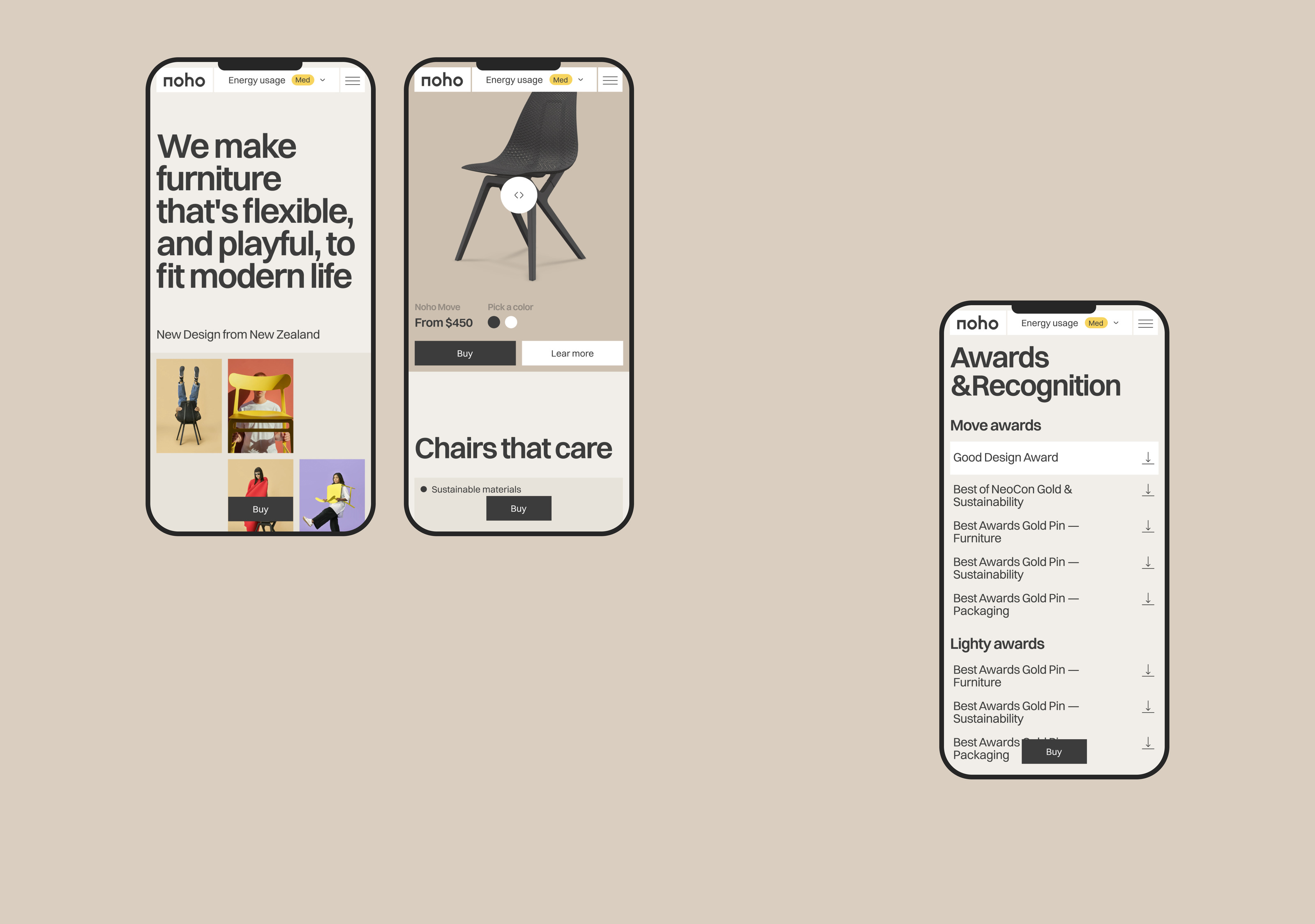 Noho.co website — Изображение №4 — Интерфейсы, Анимация на Dprofile