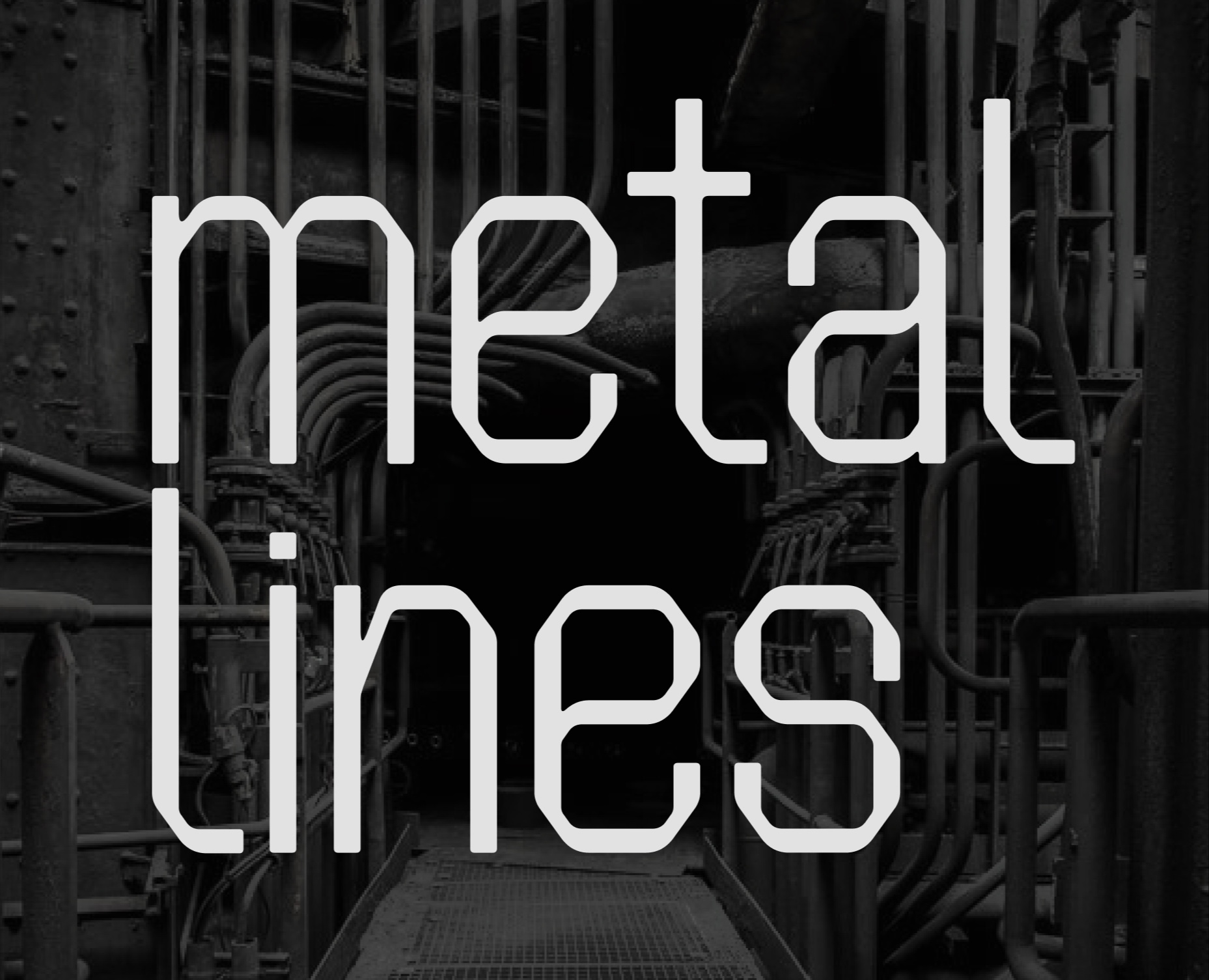 Metallines: шрифт и айдентика — Брендинг, Графика на Dprofile