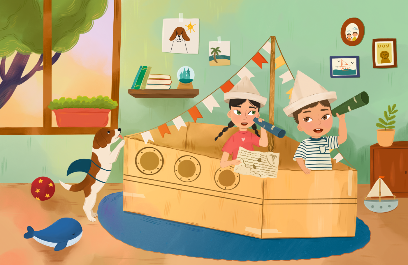 На корабле | Книжная иллюстрация — Изображение №3 — Иллюстрация на Dprofile