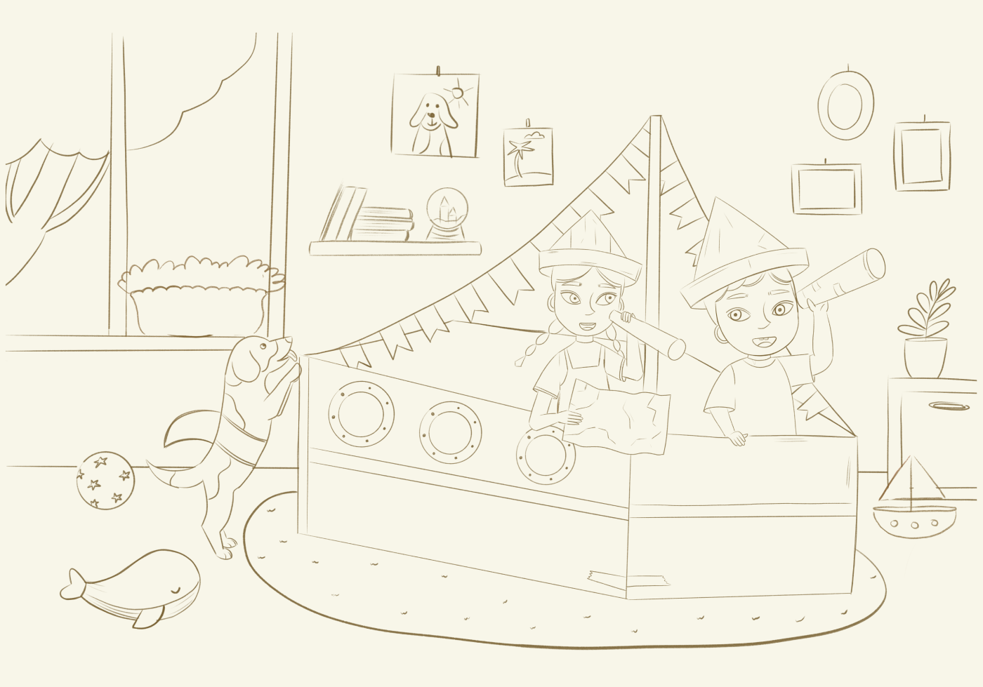 На корабле | Книжная иллюстрация — Изображение №4 — Иллюстрация на Dprofile