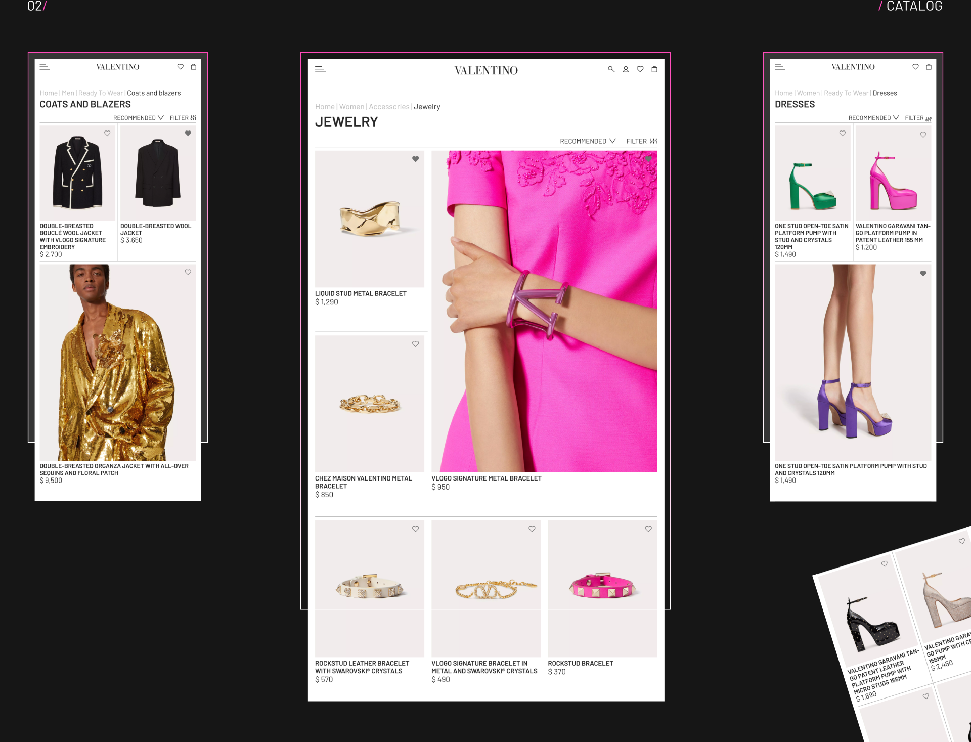VALENTINO | E-commerce redesign — Изображение №6 — Интерфейсы на Dprofile