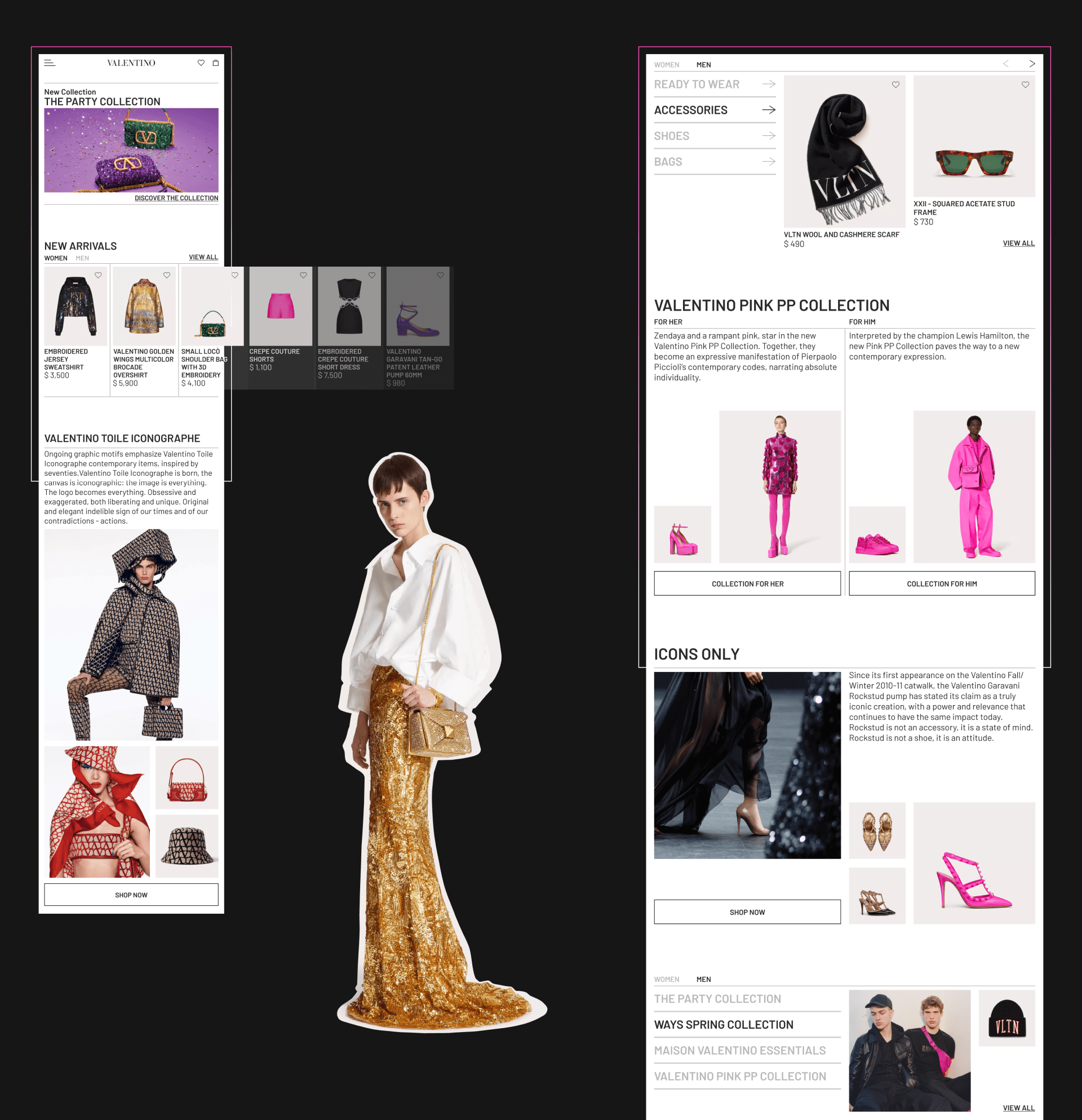 VALENTINO | E-commerce redesign — Изображение №4 — Интерфейсы на Dprofile