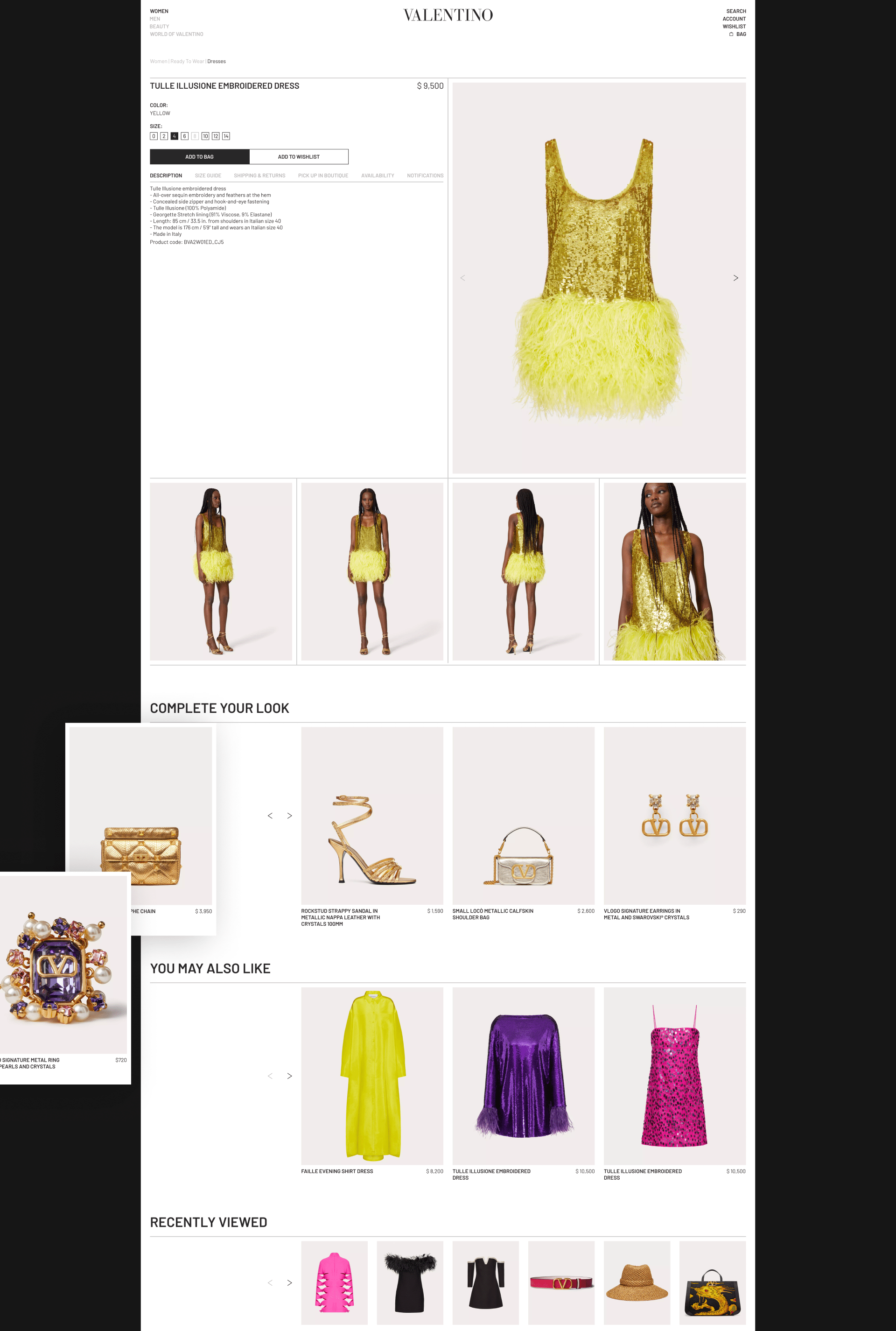 VALENTINO | E-commerce redesign — Изображение №10 — Интерфейсы на Dprofile