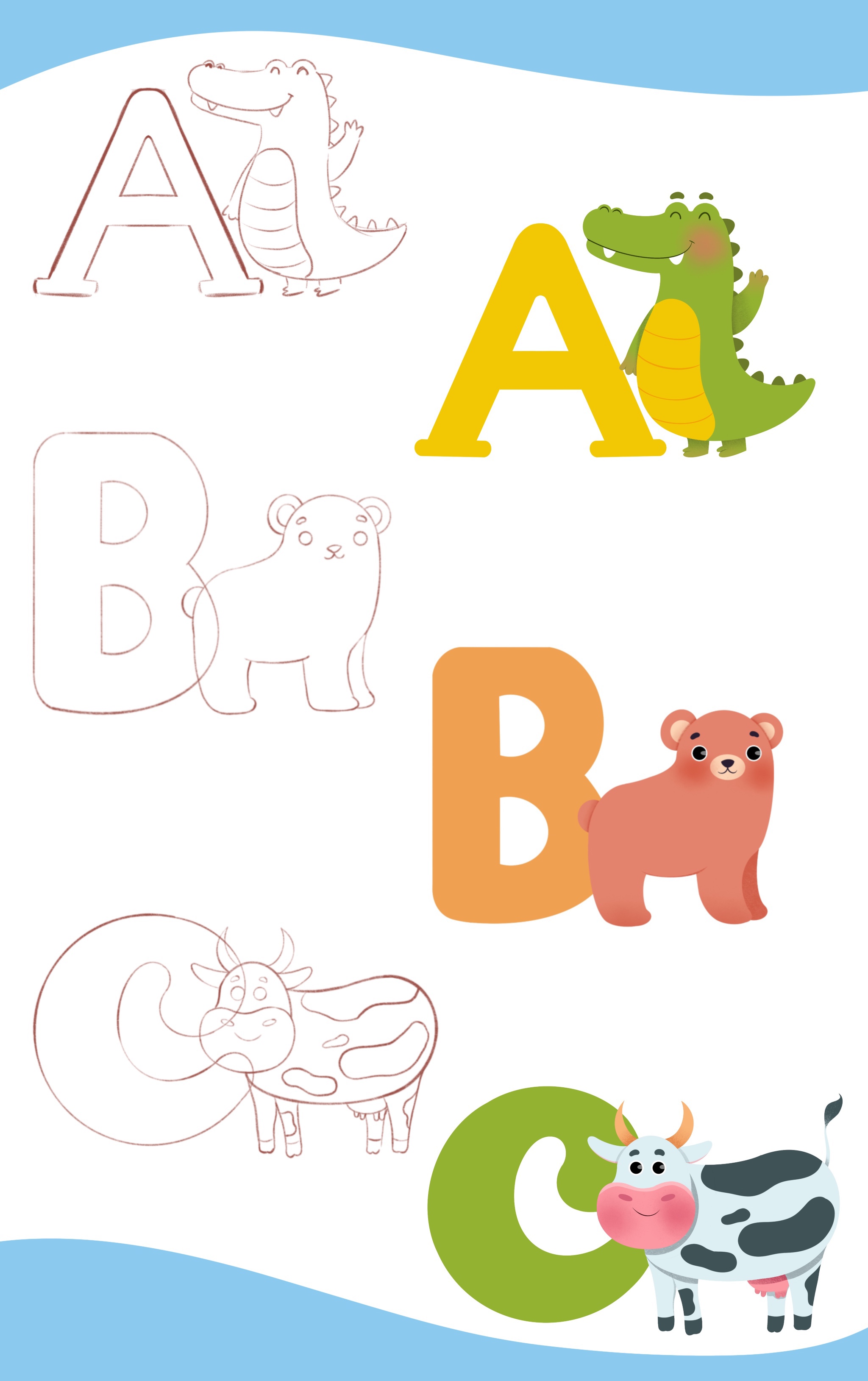 Animal alphabet — Изображение №3 — Иллюстрация на Dprofile