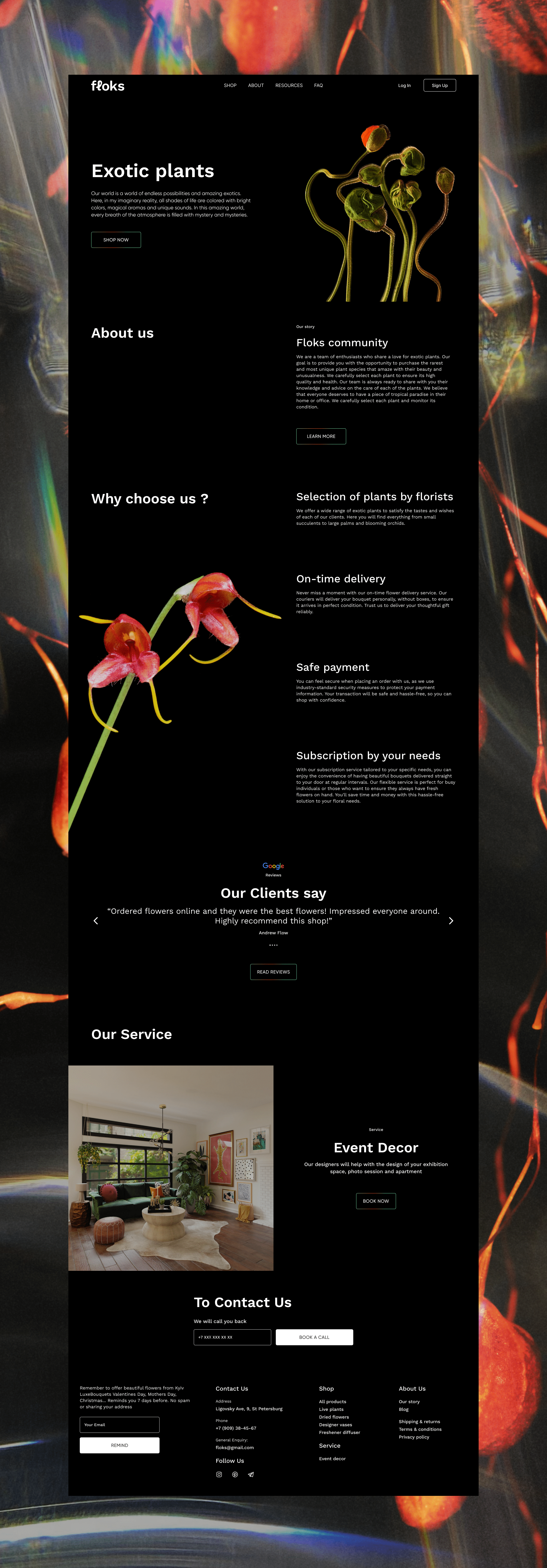 Brand Identity and Website / Floks — Изображение №10 — Интерфейсы, Брендинг на Dprofile