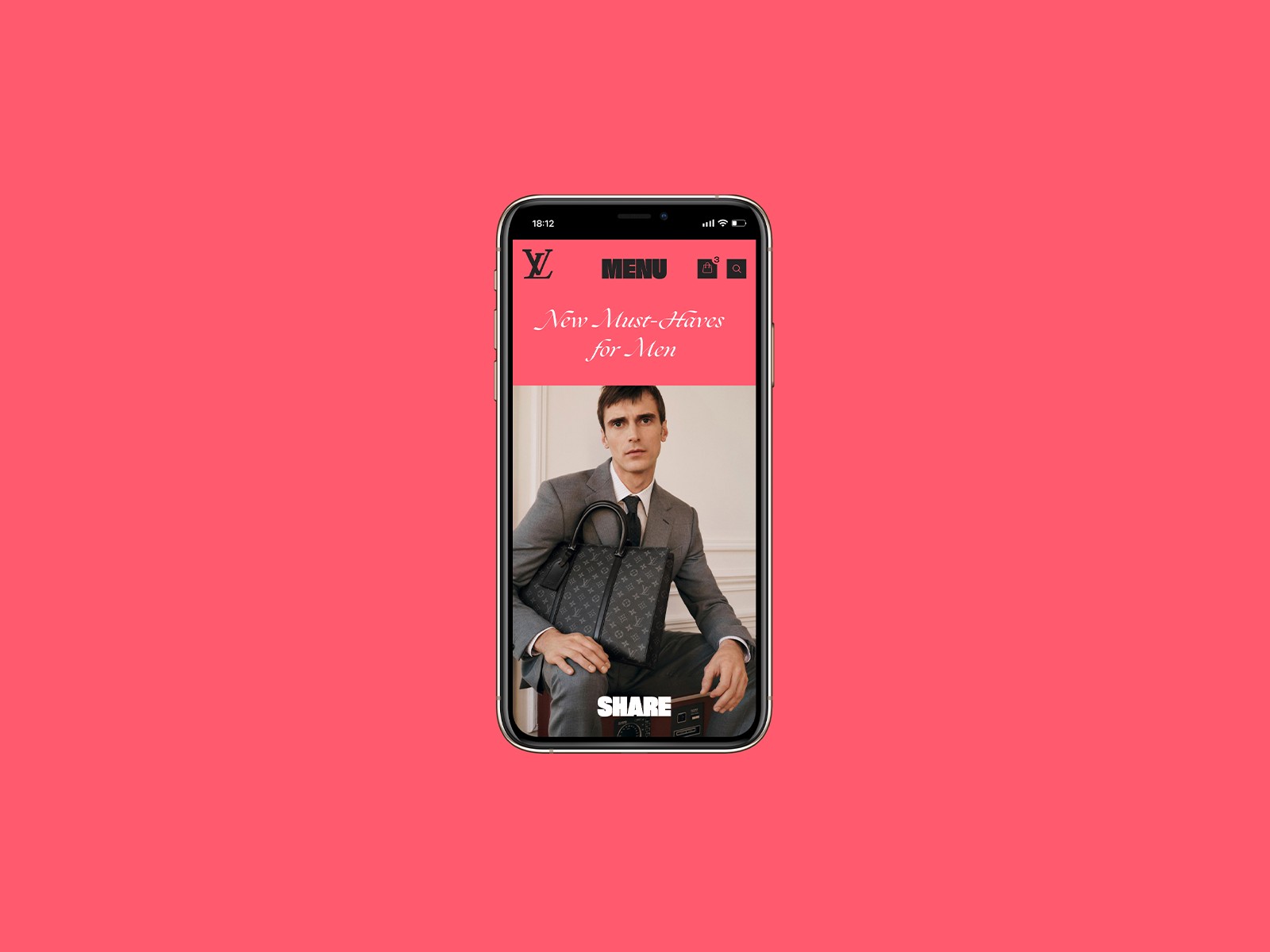 Louis Vuitton online store — Изображение №6 — Интерфейсы, Брендинг на Dprofile