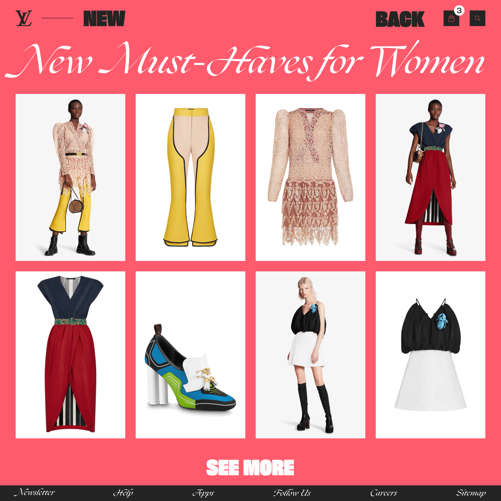 Louis Vuitton online store — Изображение №9 — Интерфейсы, Брендинг на Dprofile