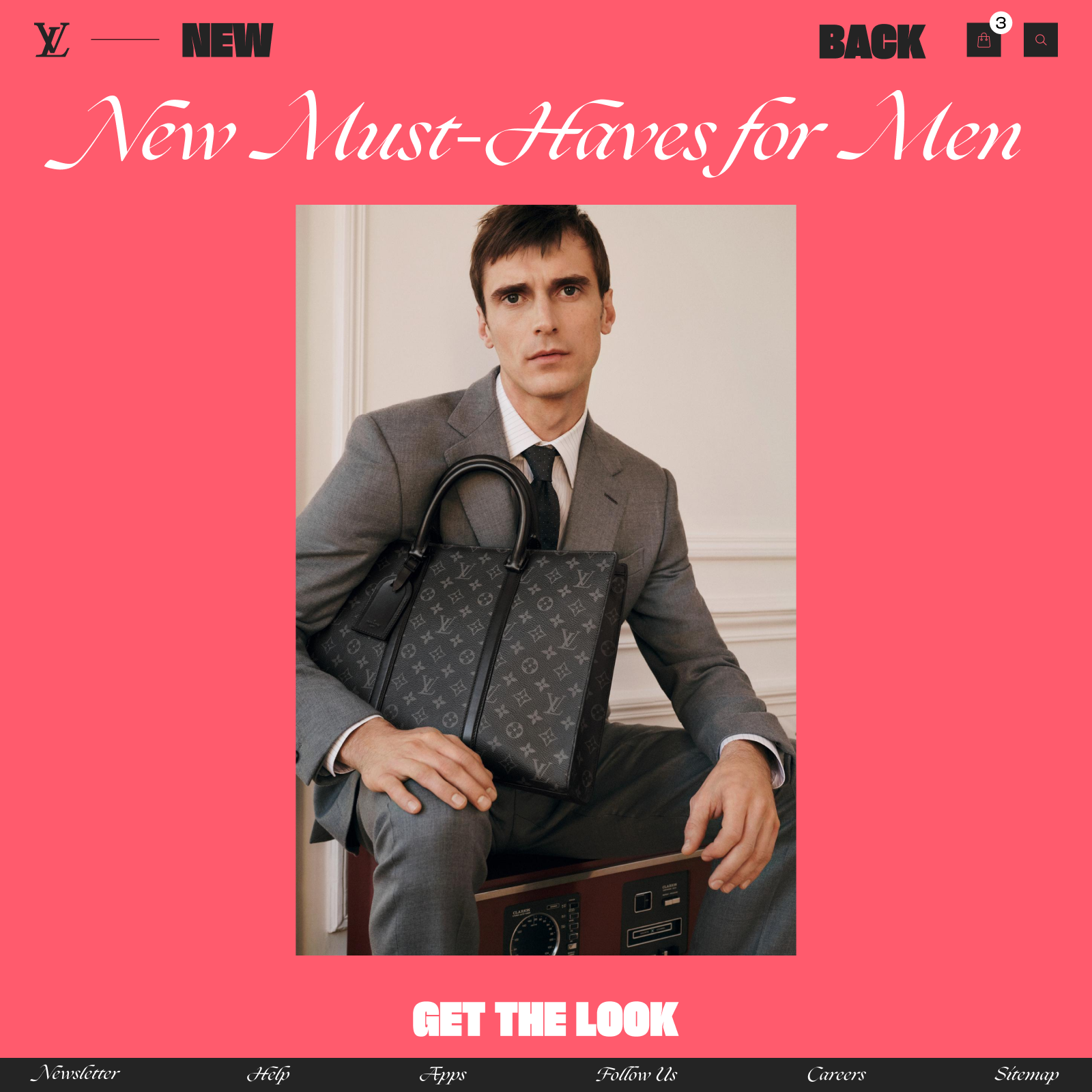 Louis Vuitton online store — Изображение №5 — Интерфейсы, Брендинг на Dprofile
