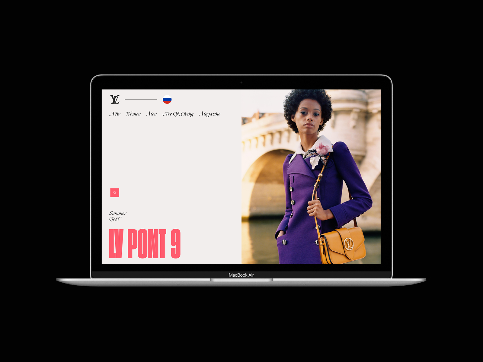 Louis Vuitton online store — Изображение №3 — Интерфейсы, Брендинг на Dprofile